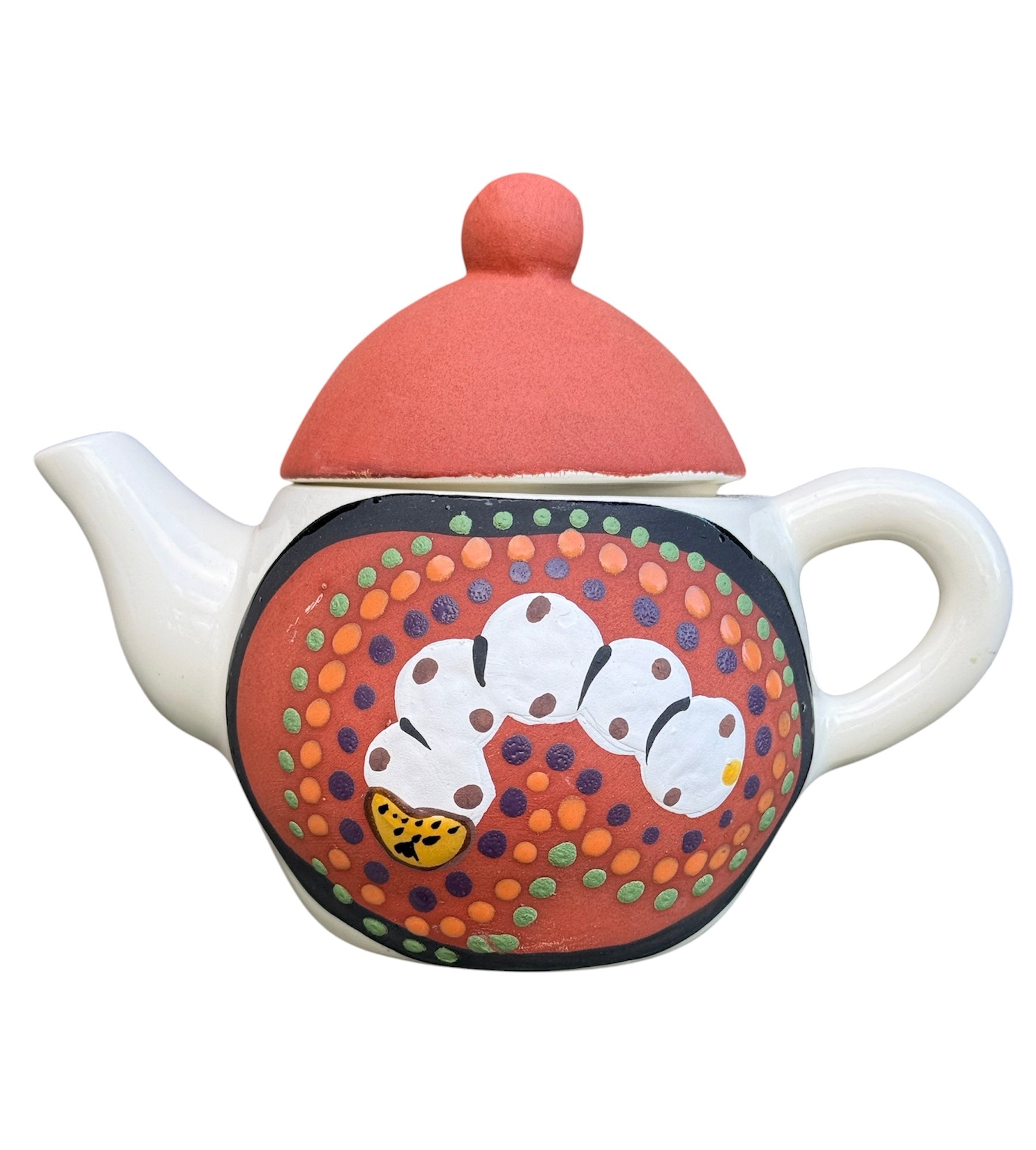 Tea Pot Medium - Barbara Richards - Witchetty Grub .01