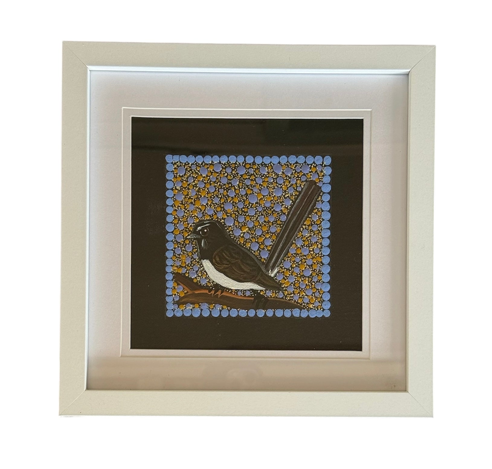 Kathleen Buzzacott - Willy Wagtail - Small, Framed .282