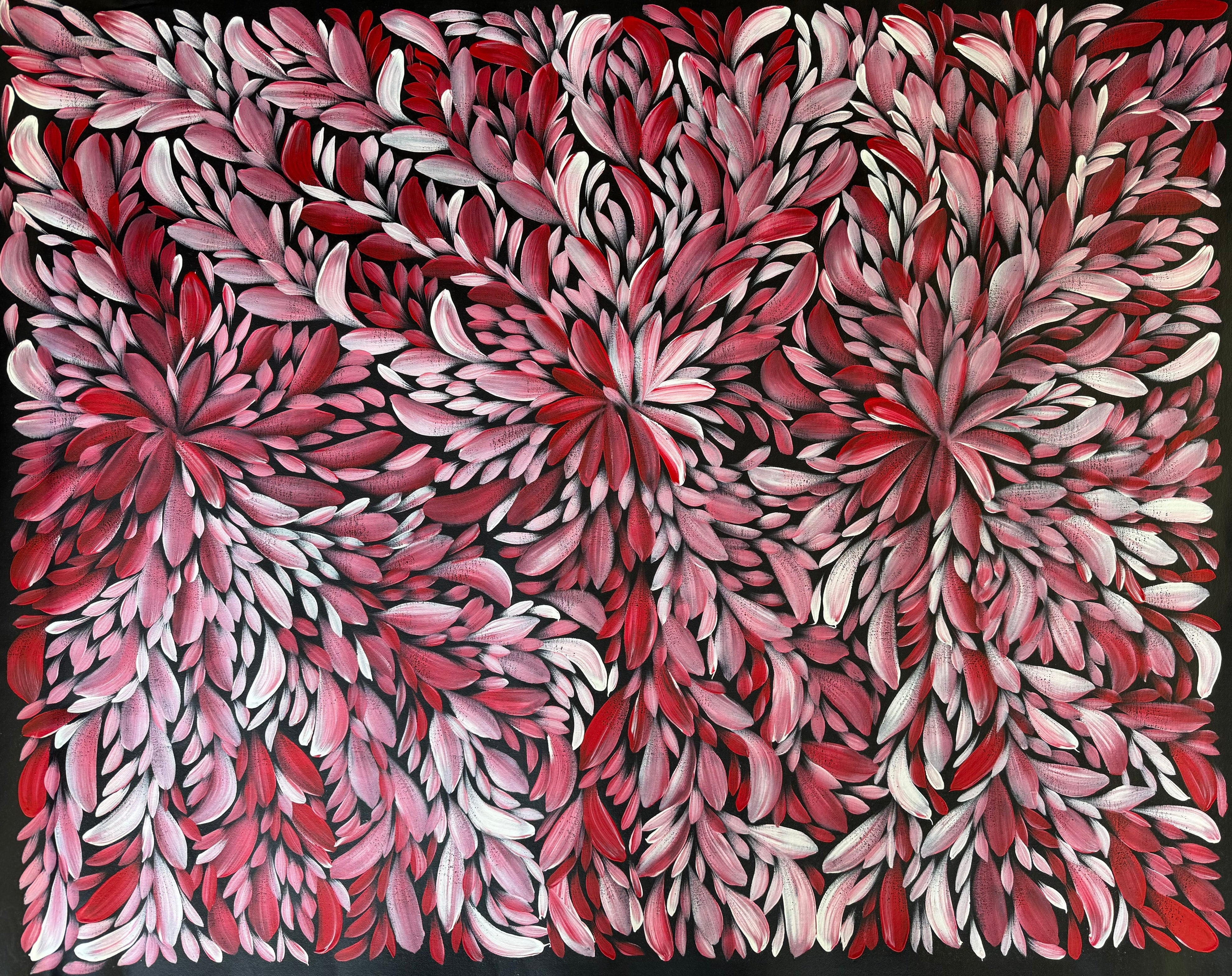 Louise Numina Napananka - Bush Medicine Leaves - 121x96cm .00-1