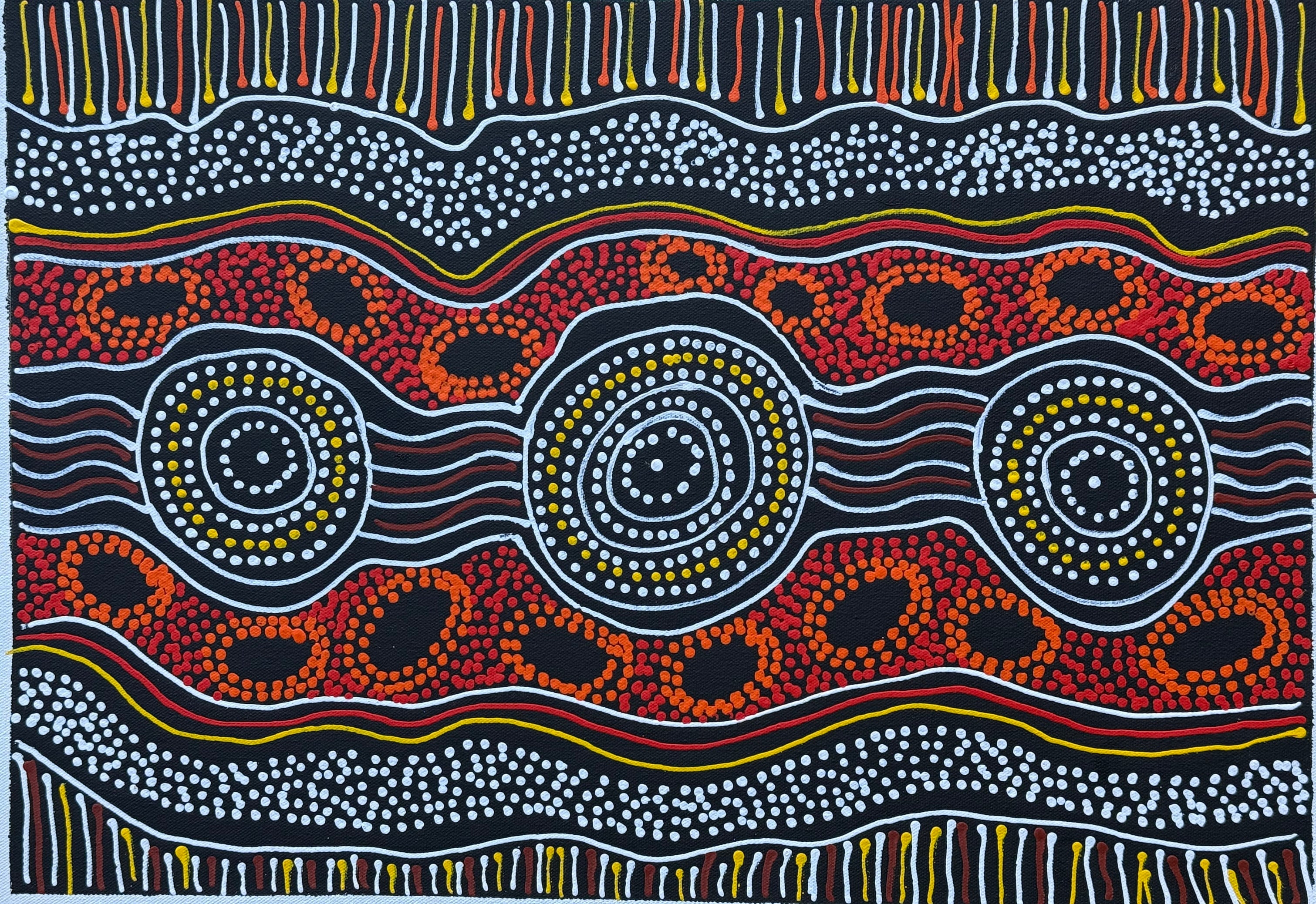 Louise Numina Napananka - Emu Dreaming  .20-5
