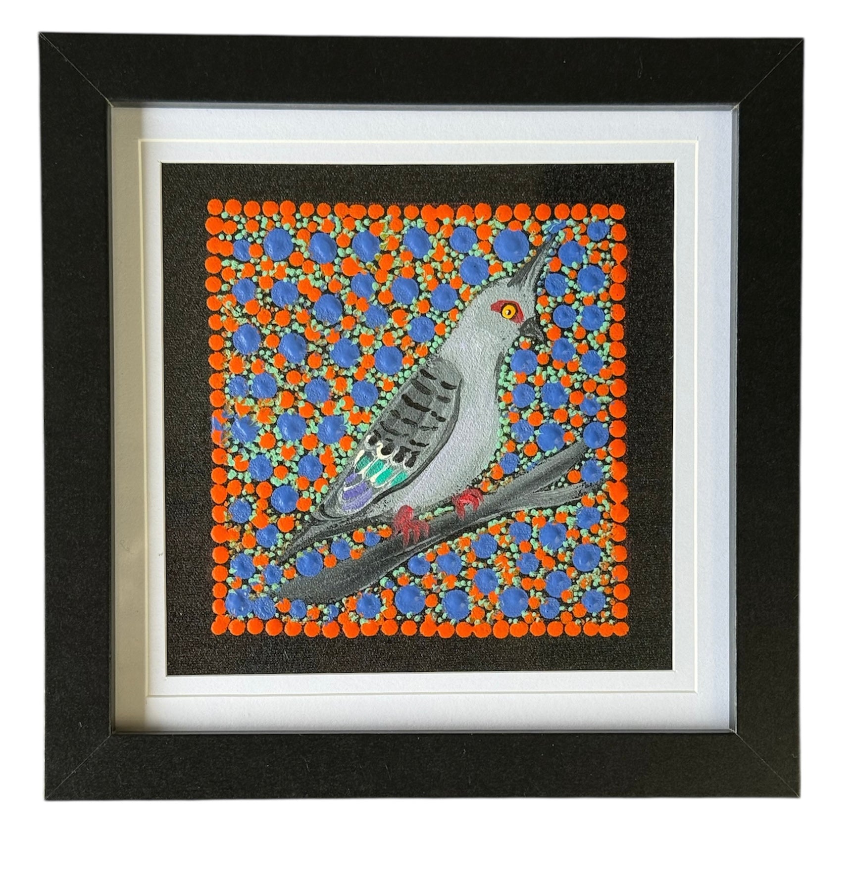 Kathleen Buzzacott - Top-Knot Pigeon - Small, Framed .405