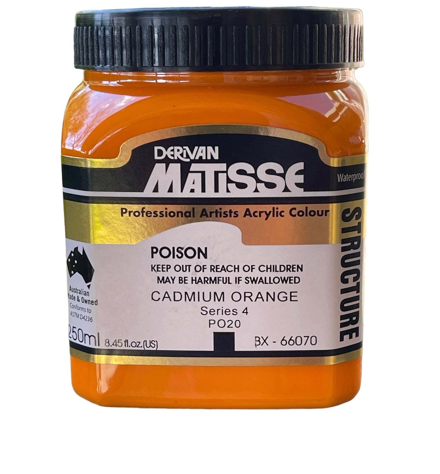 Matisse Acrylic Paint - Cadmium Orange