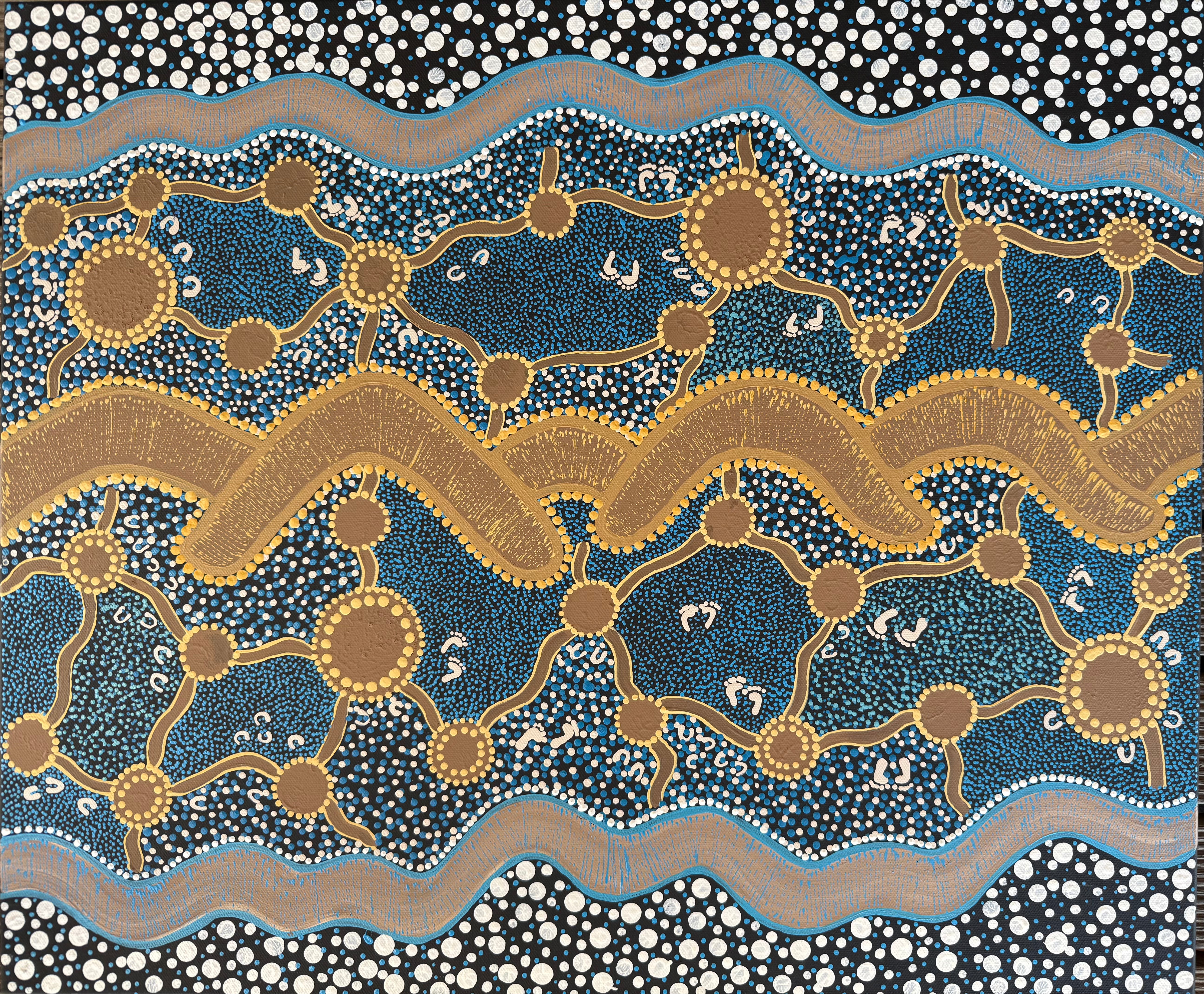 Deidre Burgoyne Rosier - Travels to the Sea and Lands .89-22 *pre-stretched*