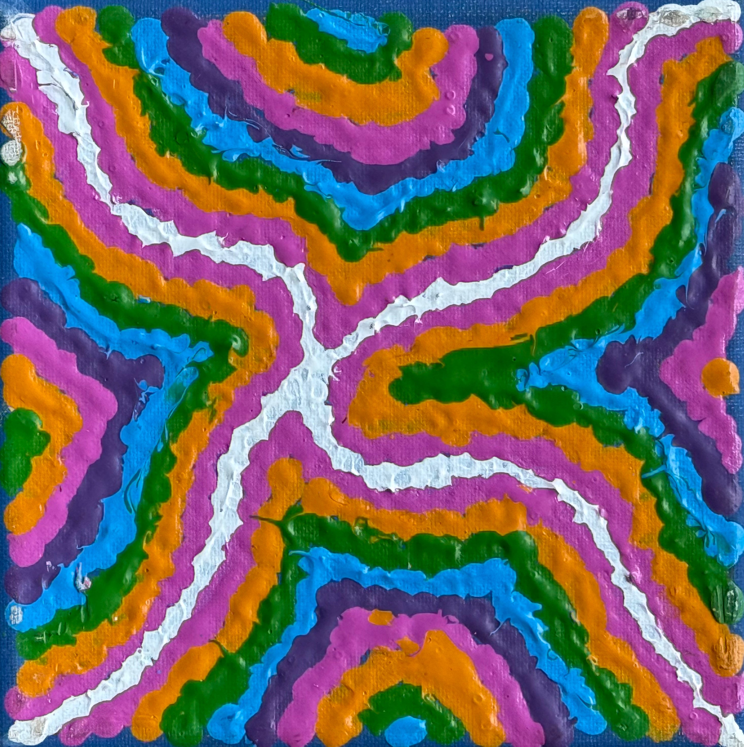 Tamisha Nampinjinpa Morris - Ngapa Jukurrpa (Water Dreaming)