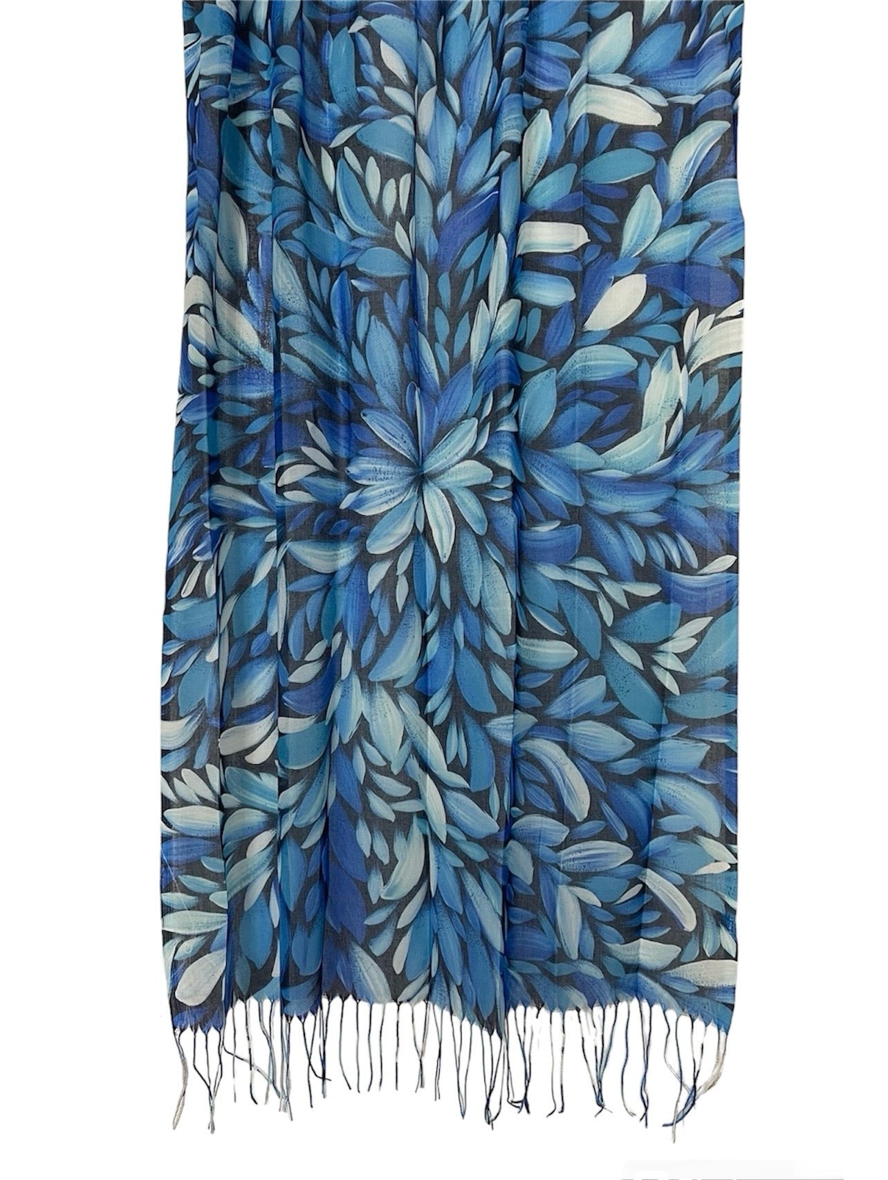 Summer Scarf - Louise Numina Napananka - Blue