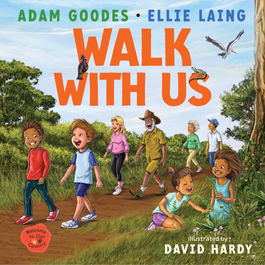 Hardcover Book - Walk With Us - Adam Goodes & Ellie Laing