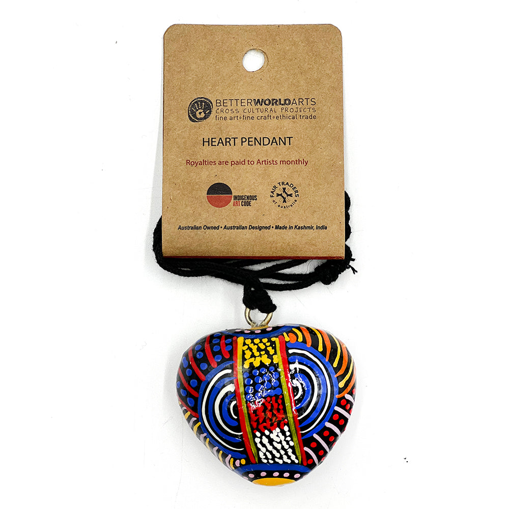 Heart Pendant - Nora Nyutjanka Davidson