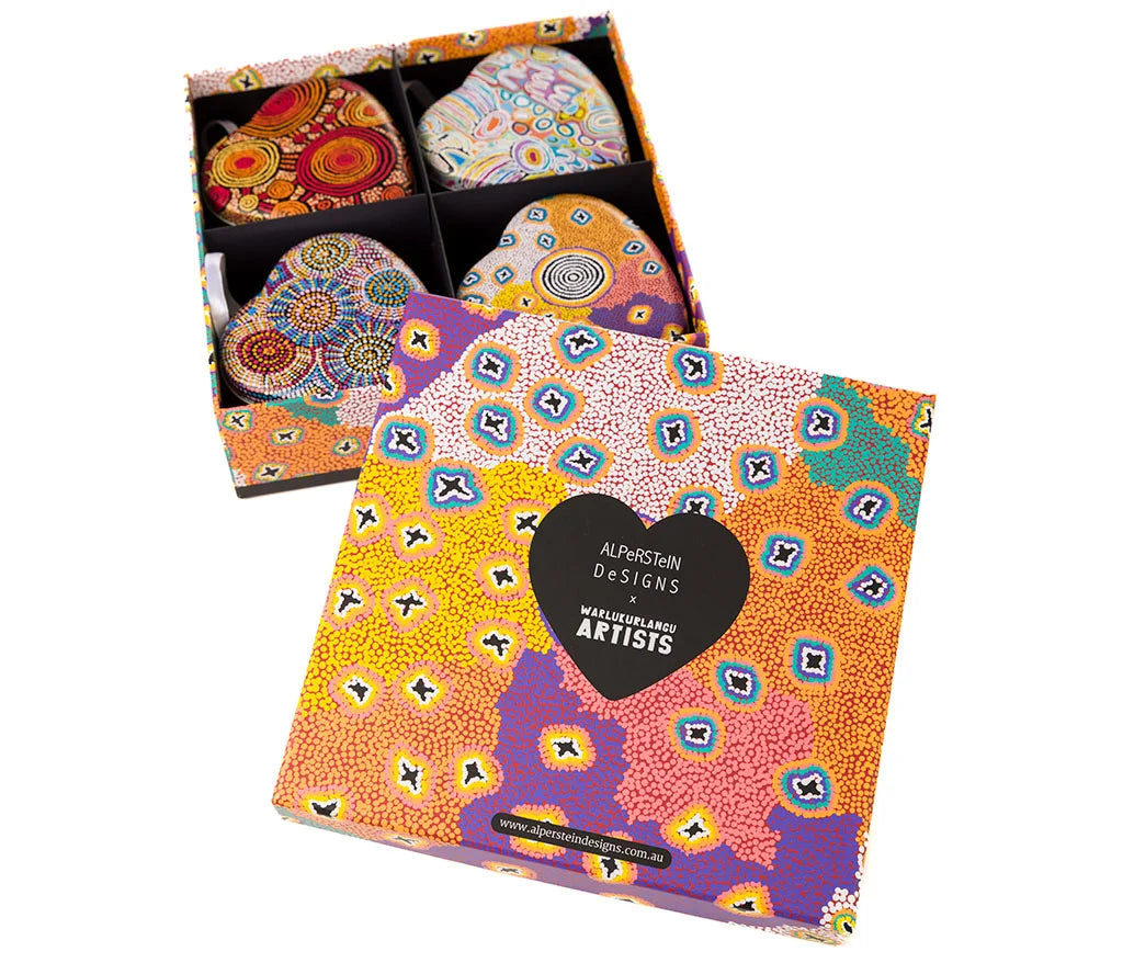 4 Pack Heart Tins