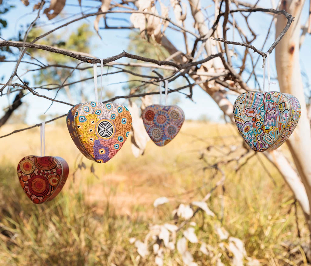 4 Pack Heart Tins