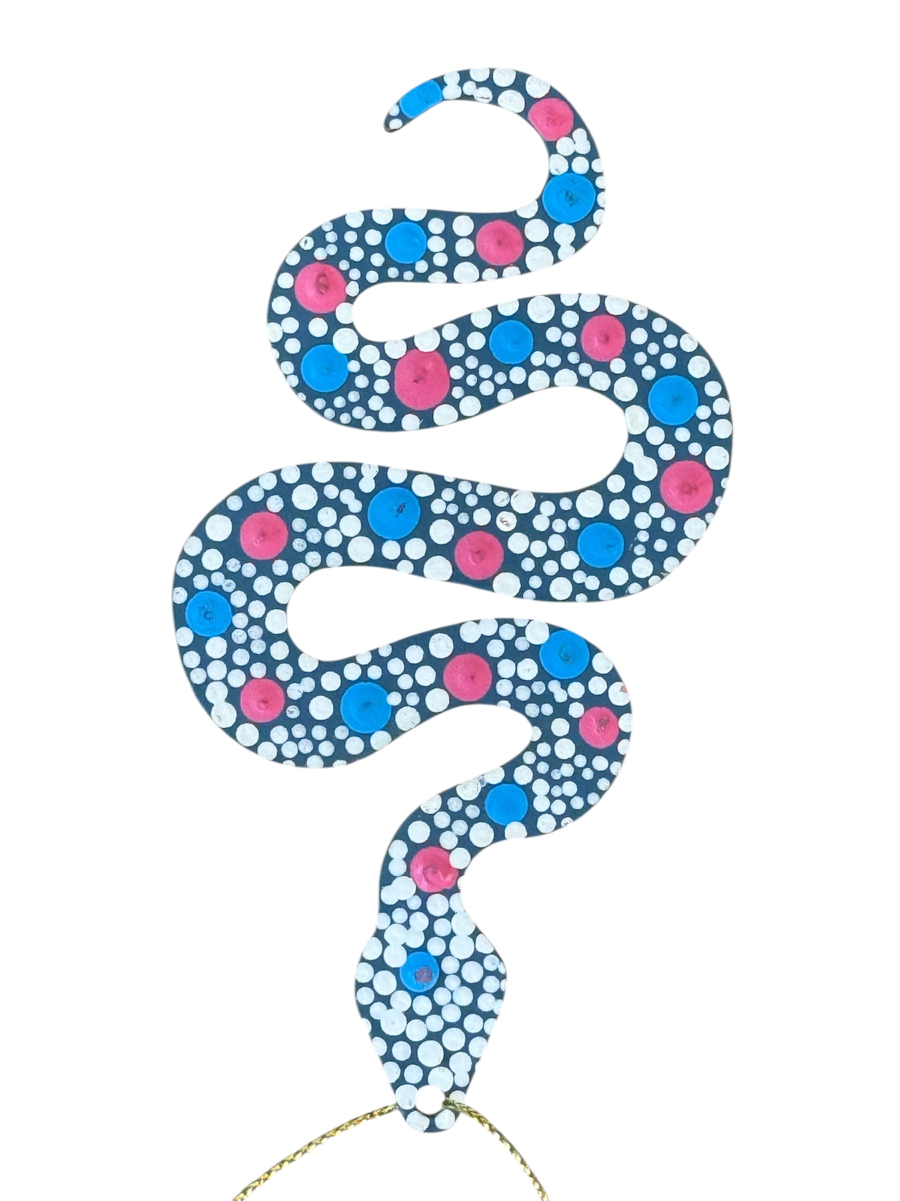 Hand Painted Decoration - Snake  .2