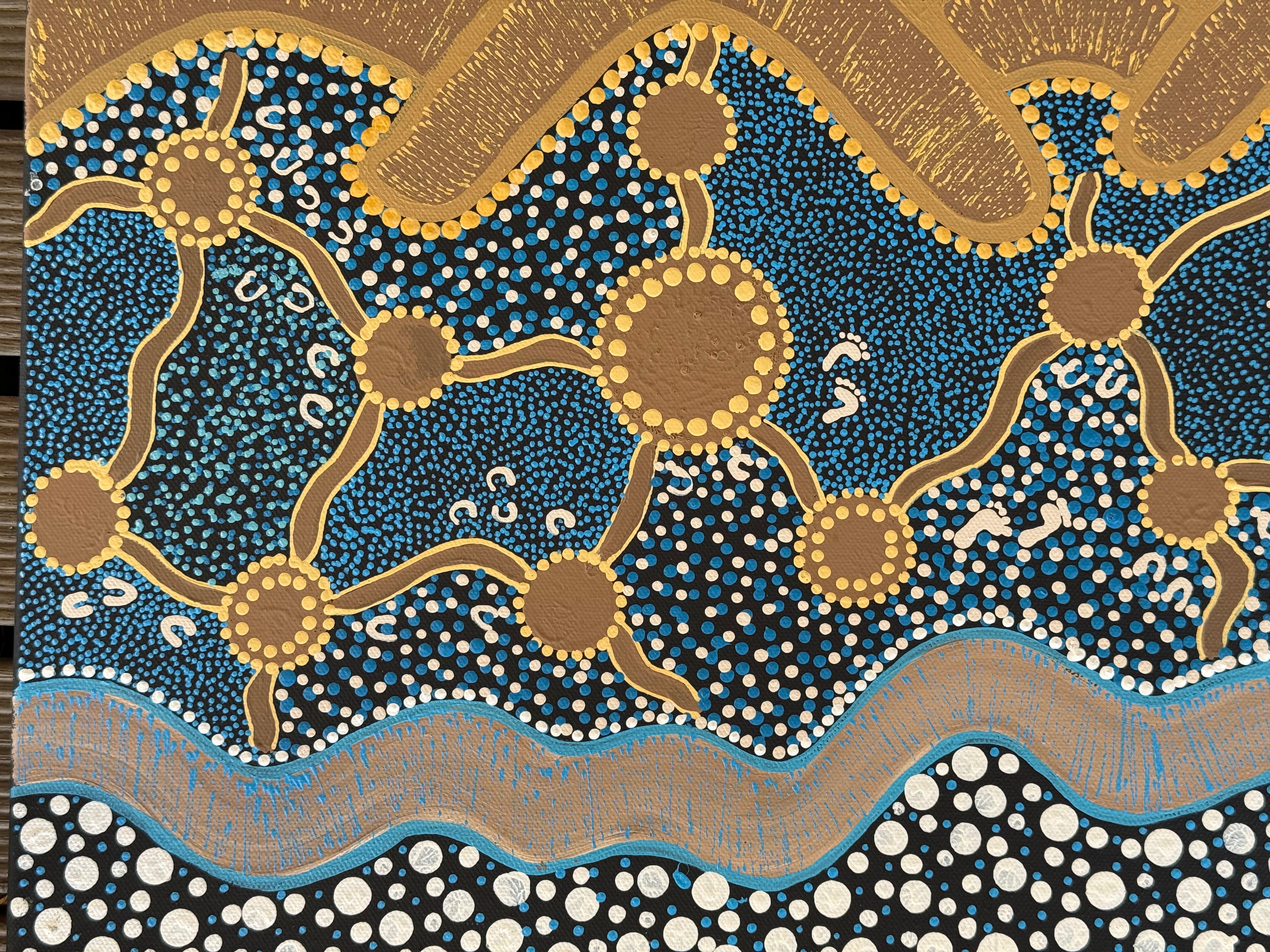 Deidre Burgoyne Rosier - Travels to the Sea and Lands .89-22 *pre-stretched*