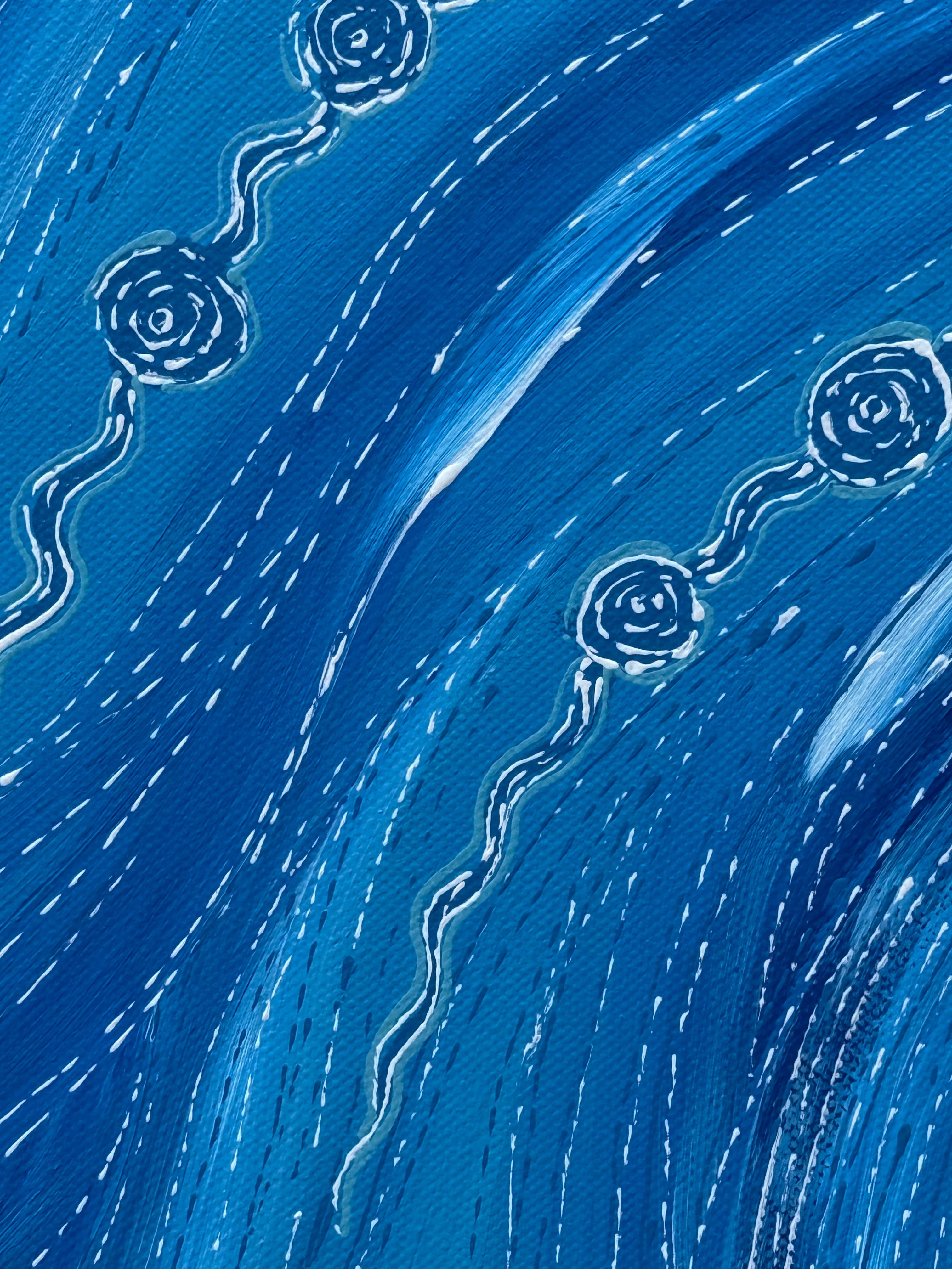 Deidre Burgoyne Rosier - Water Dreamings .89-15 *pre-stretched*