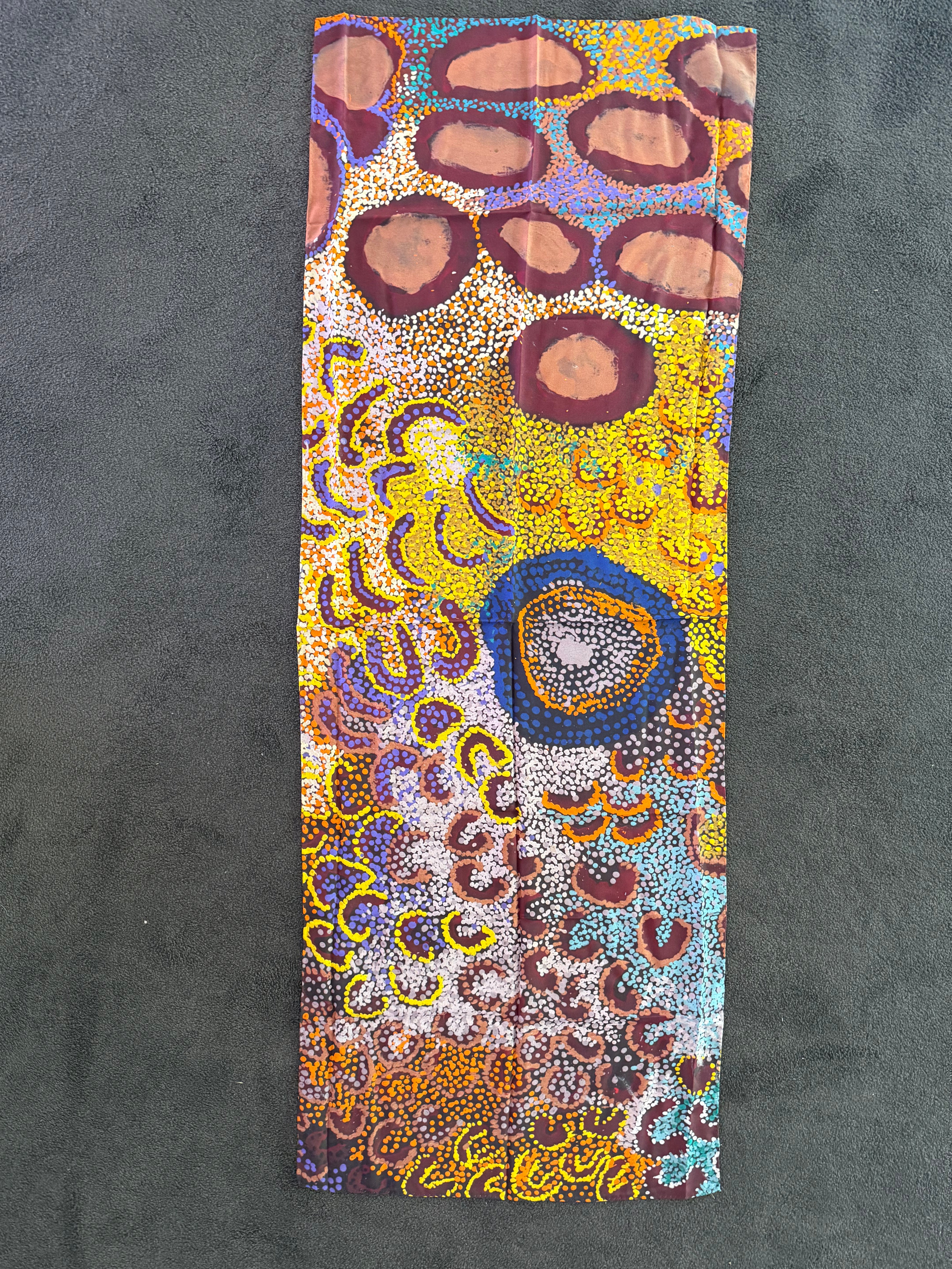 Silk Scarf - Martumili Artists - Minypuru
