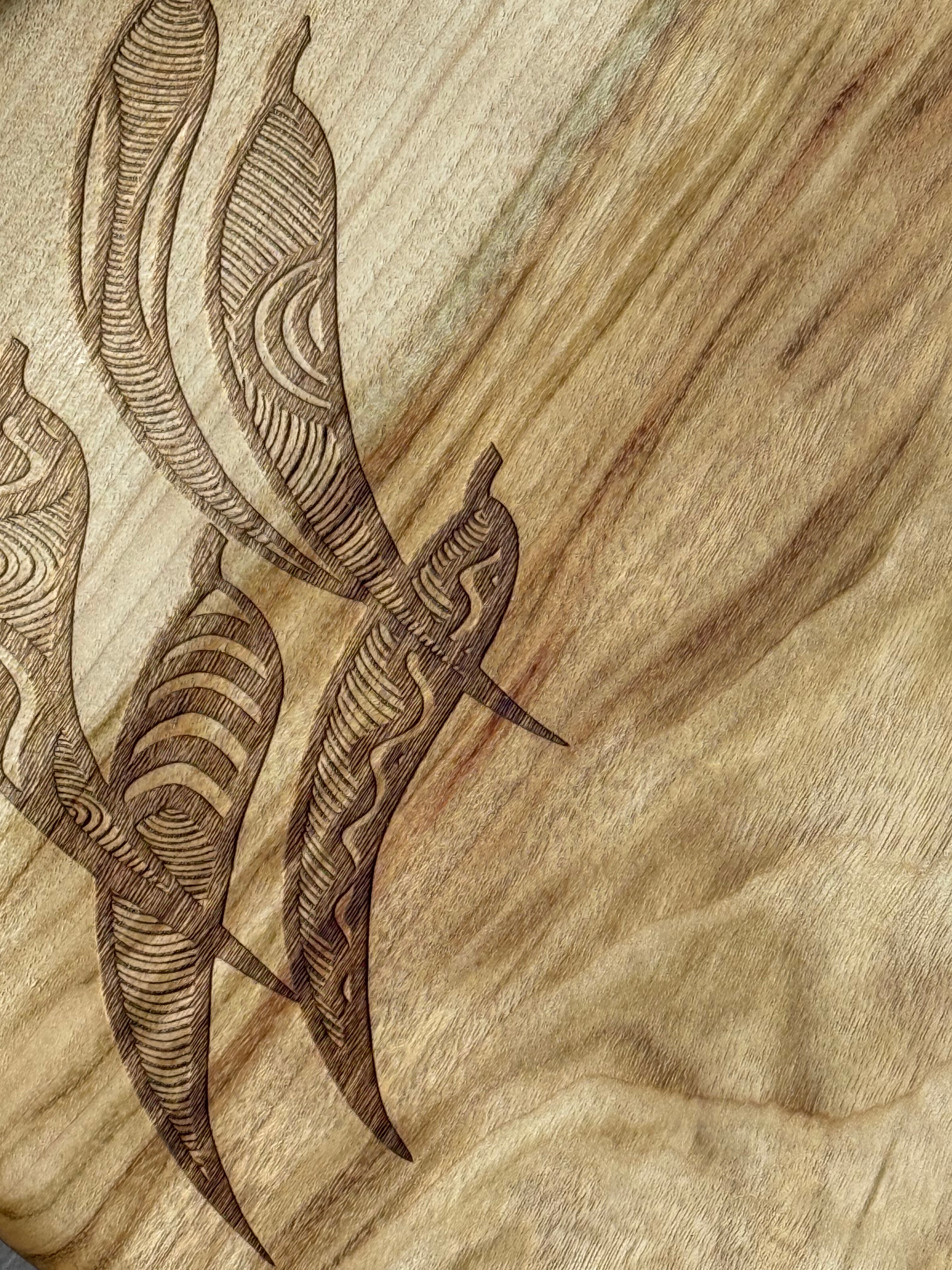 Camphor Laurel Serving/Cutting Board - Mick Harding