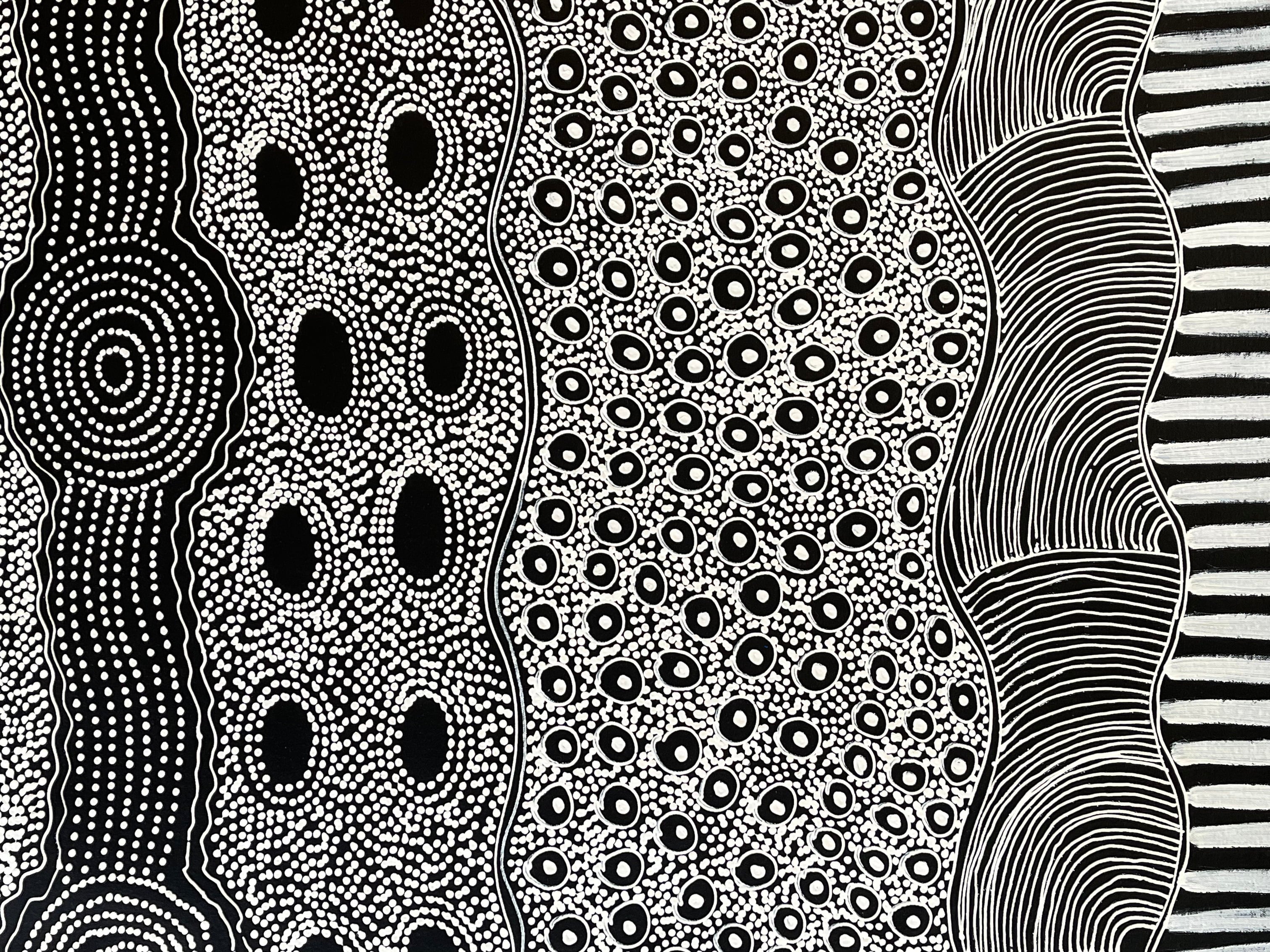 Lanita Numina - Soakage Waterholes - 136x137cm .85-1