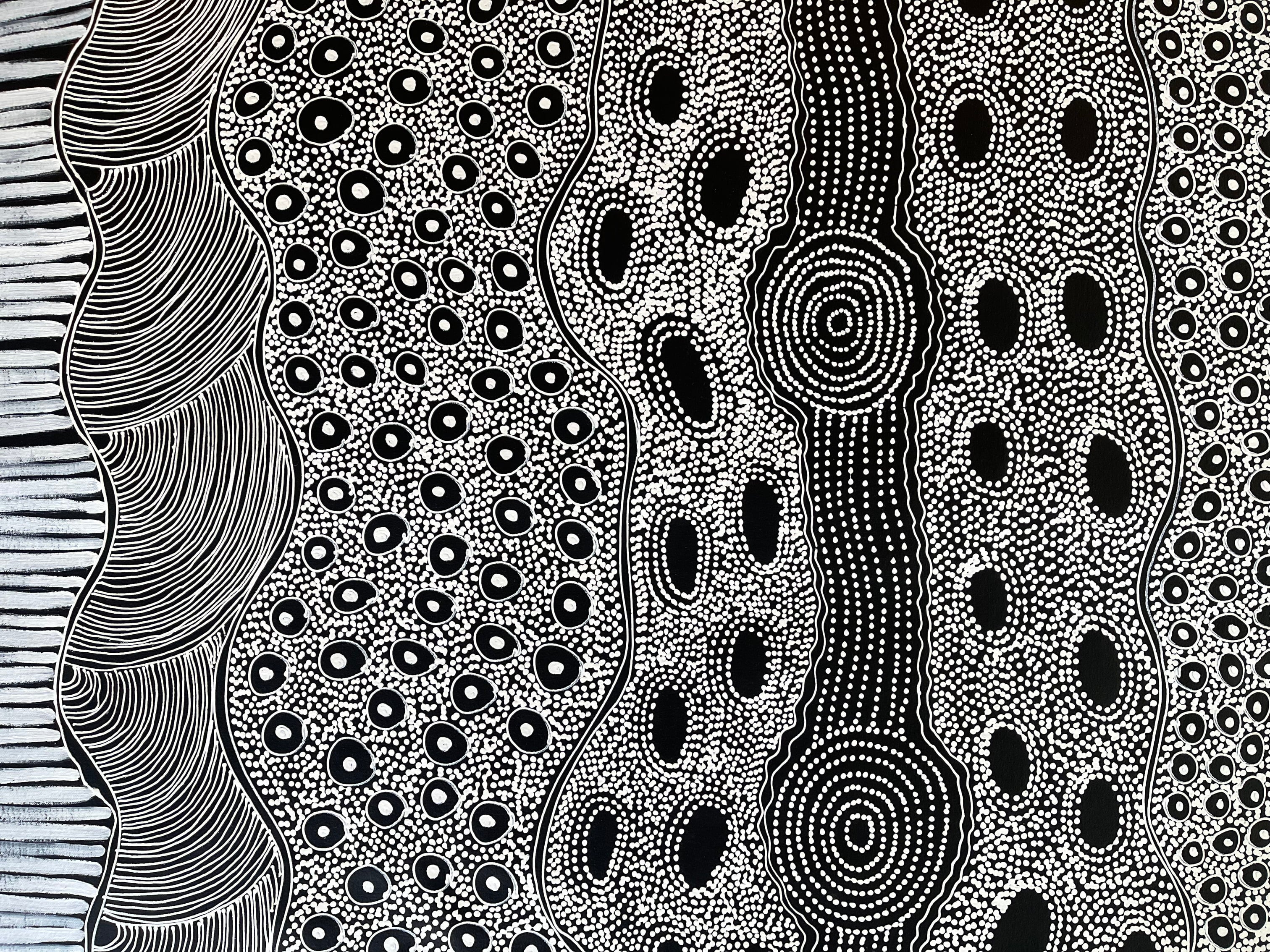 Lanita Numina - Soakage Waterholes - 136x137cm .85-1