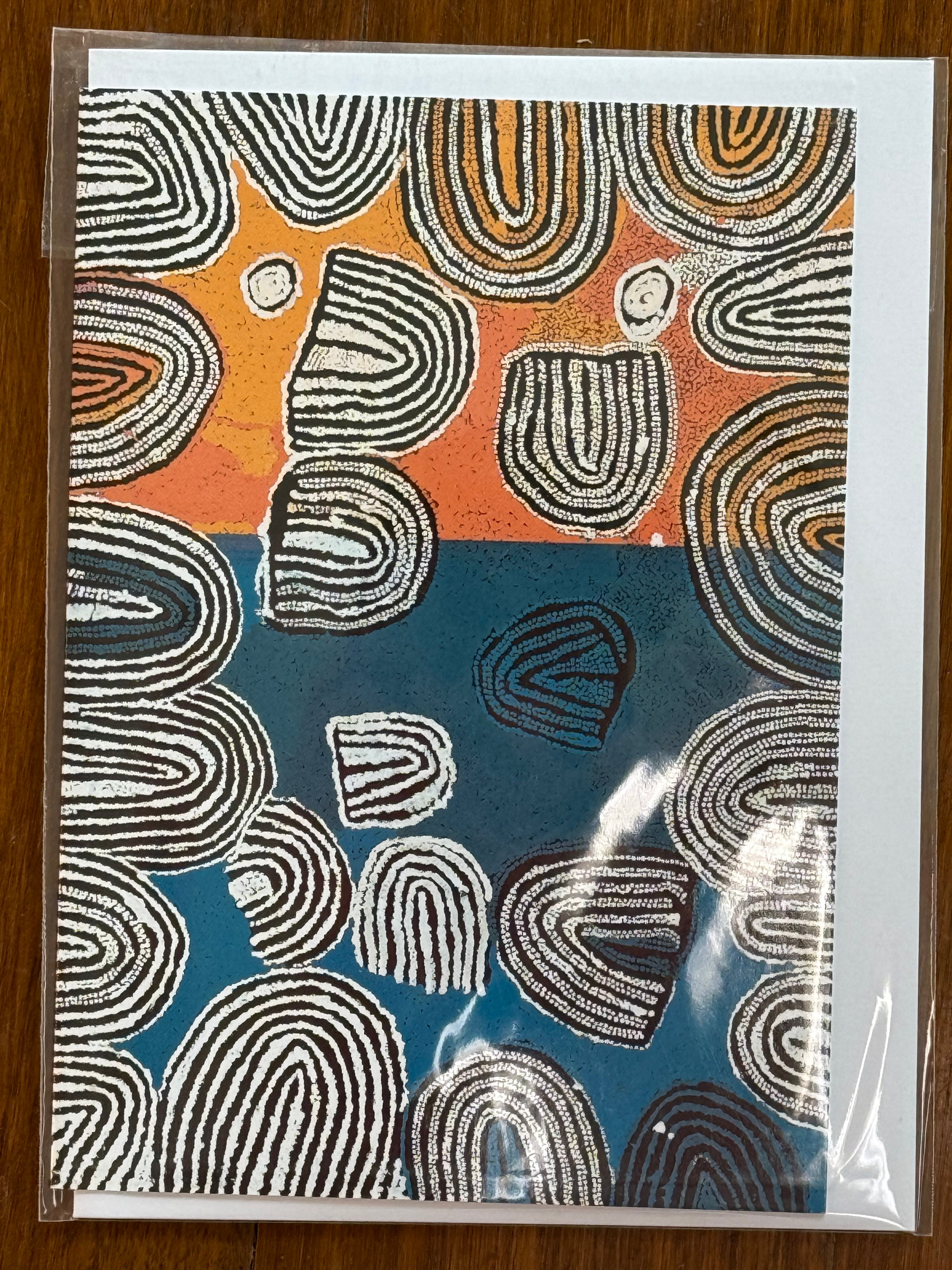 Greeting Card - Naata Nungurrayi - Papunya Tula Artists