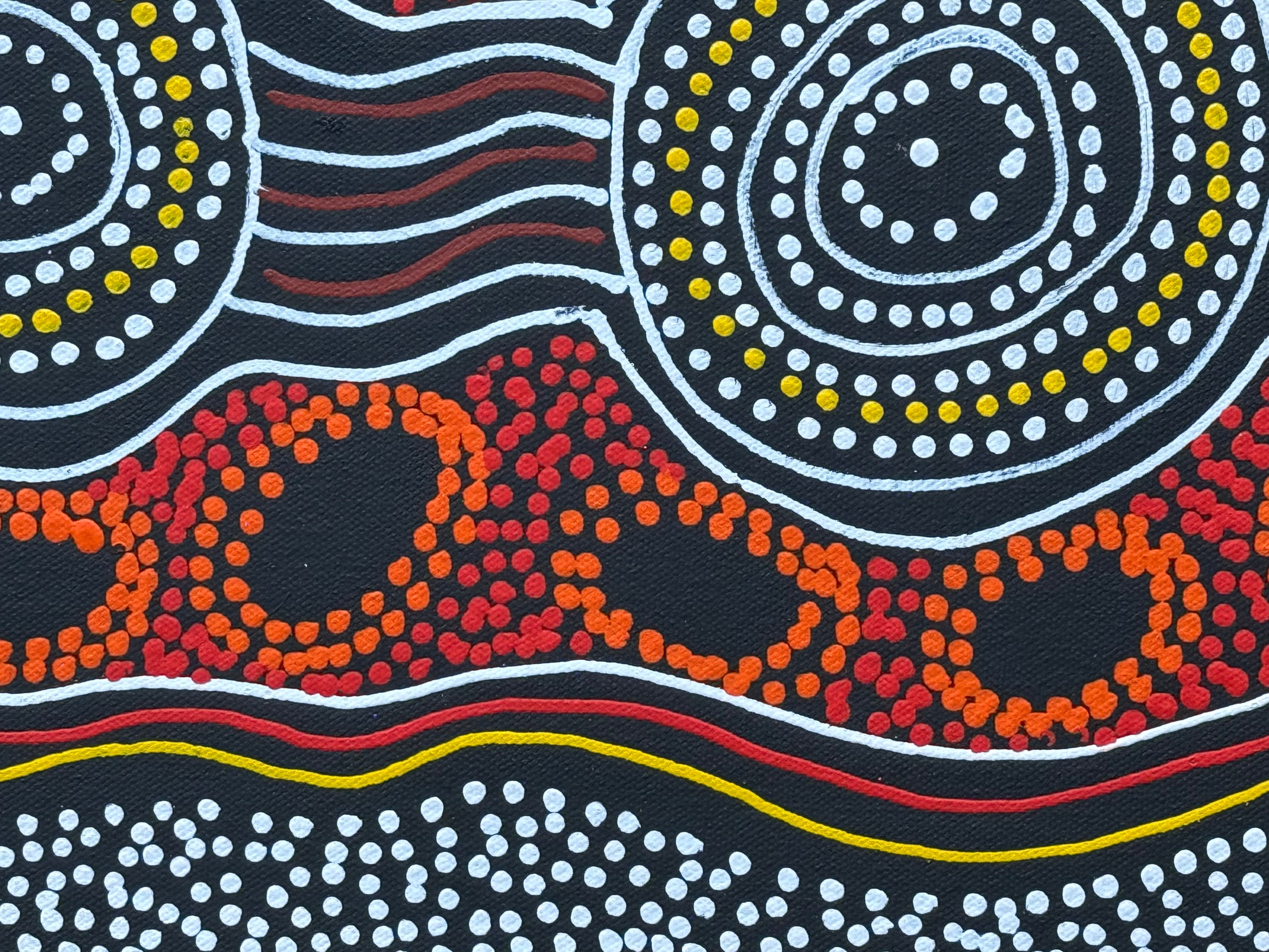 Louise Numina Napananka - Emu Dreaming  .20-5