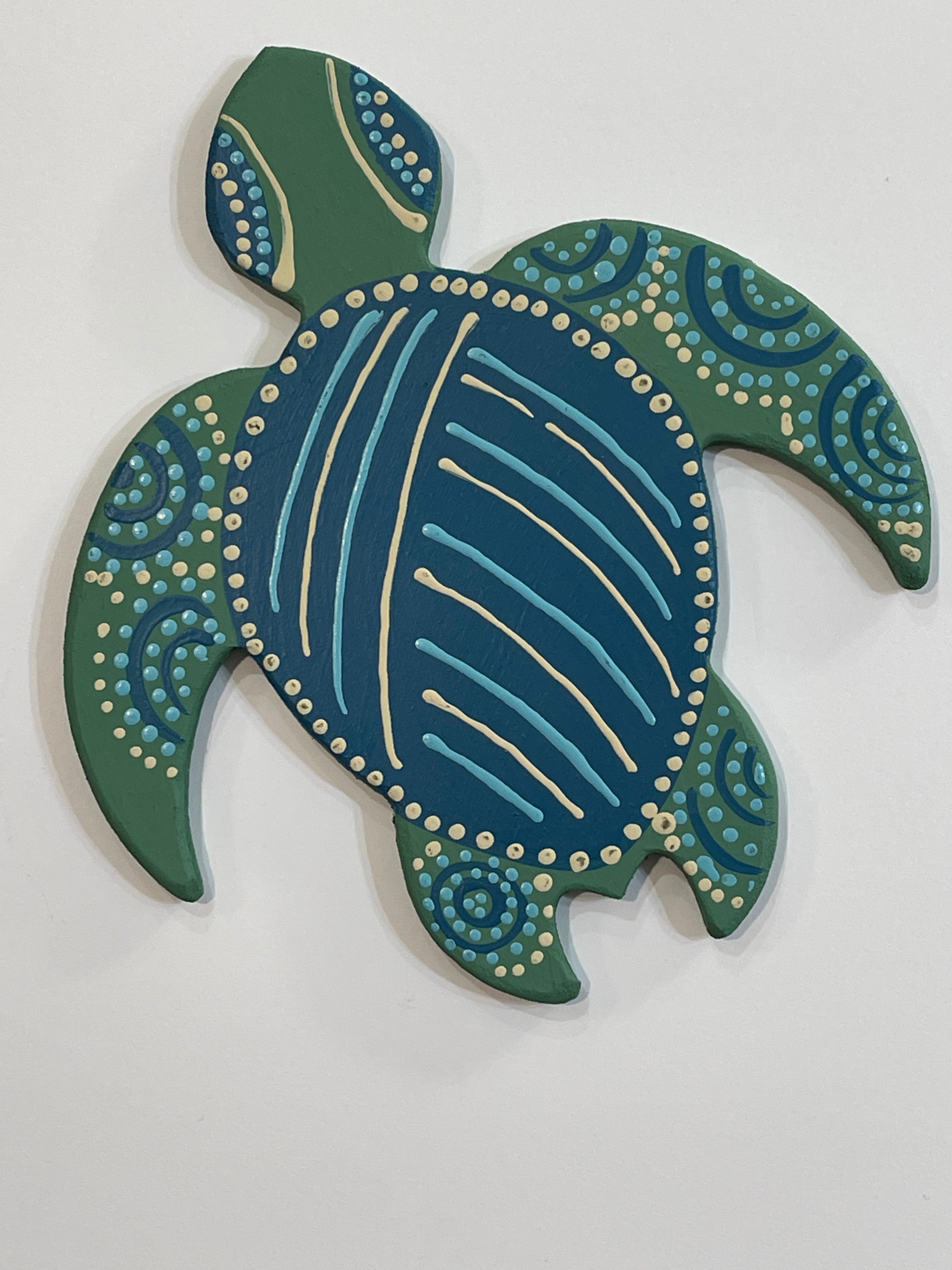 Turtle Ornament - Deidre Burgoyne Rosier 14cm