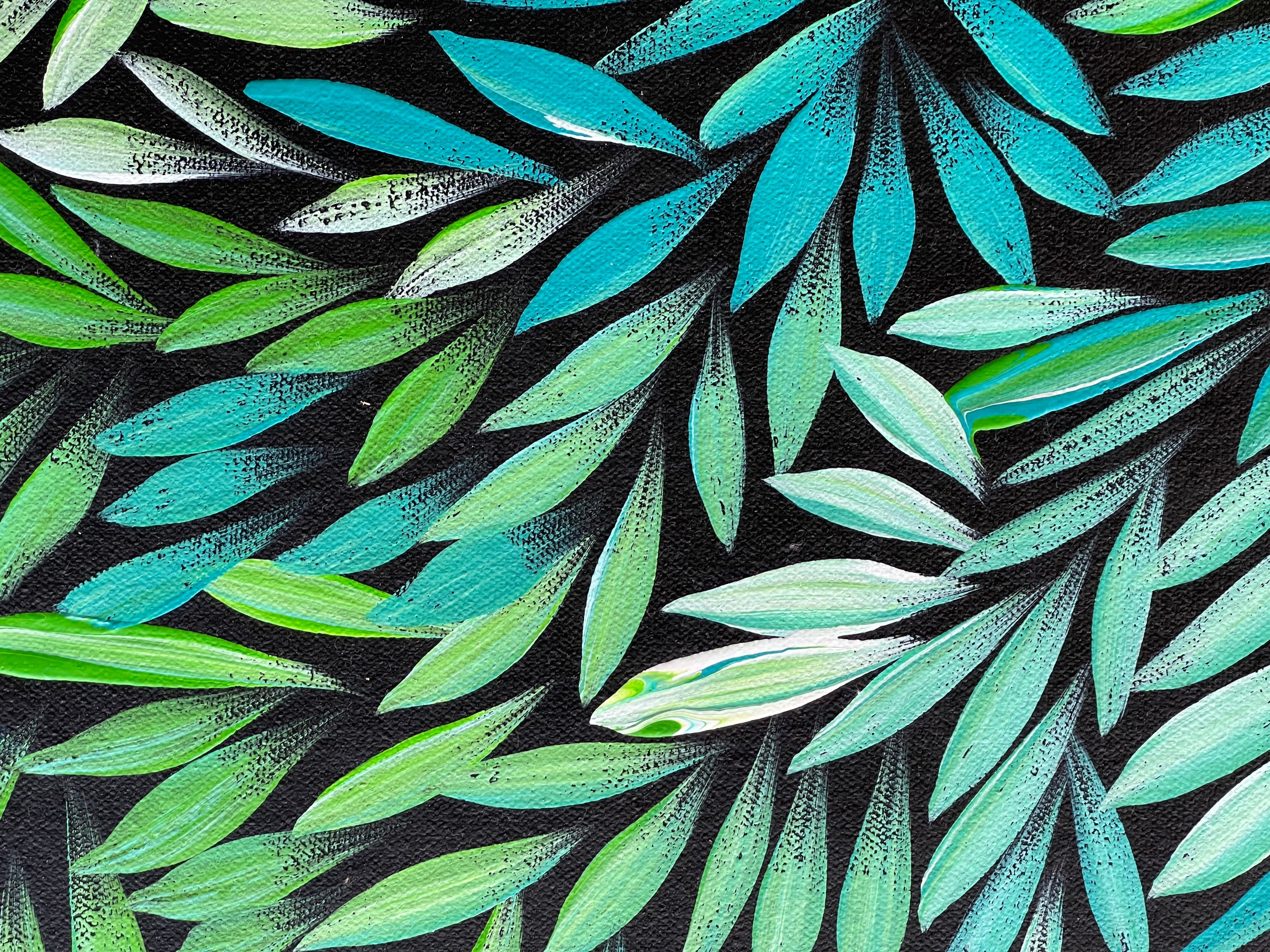 Sharon Numina - Bush Medicine Leaves - 128x60 .92-12