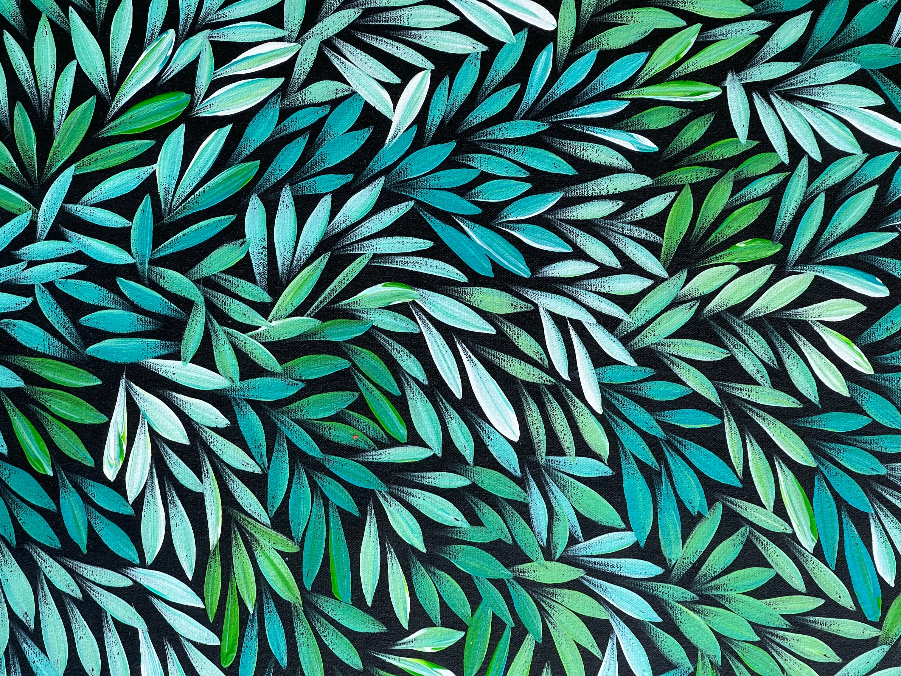 Sharon Numina - Bush Medicine Leaves - 128x60 .92-12