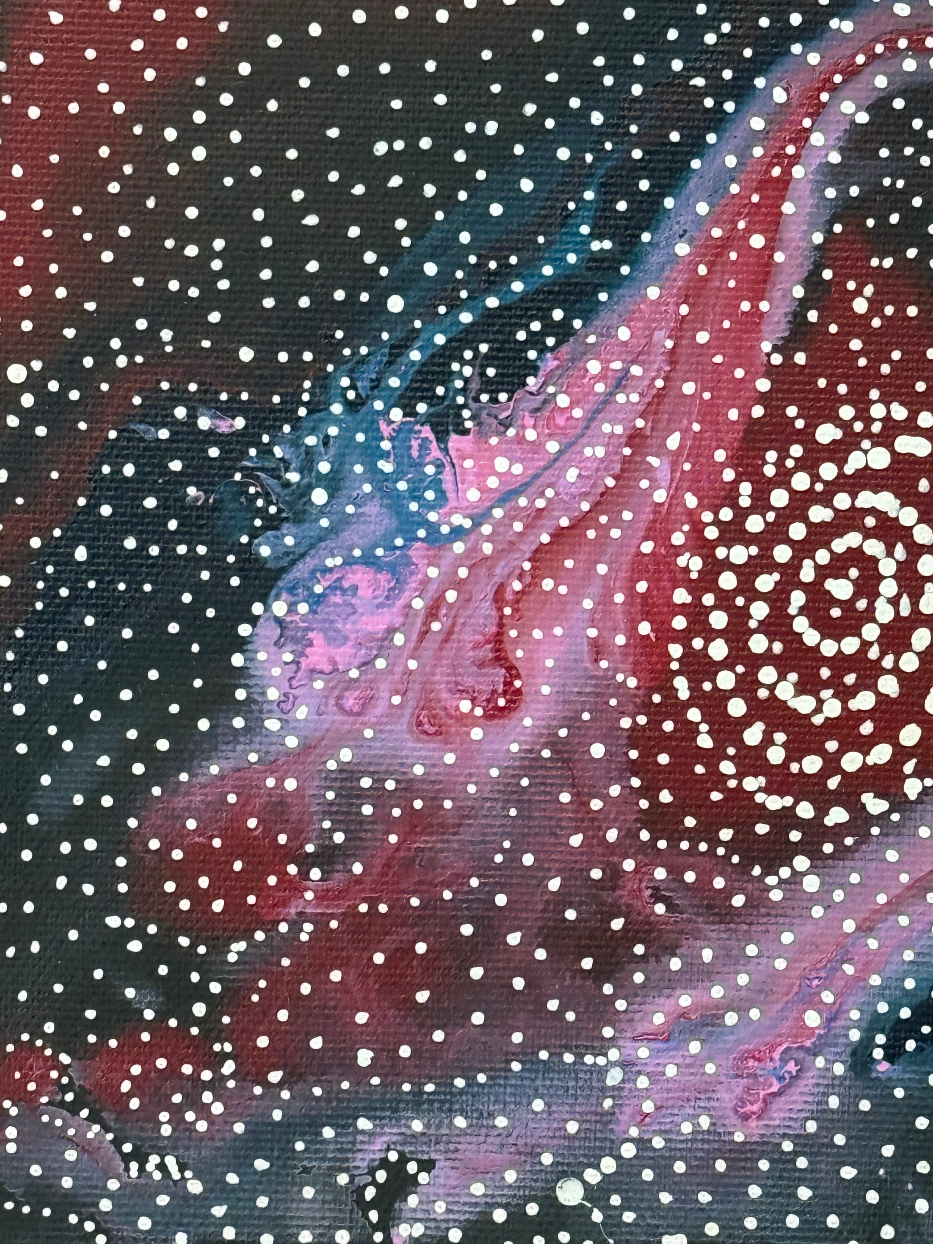 Athena Nangala Granites - Napaljarri-Warnu Jukurrpa (Seven Sisters Dreaming) - Stretched