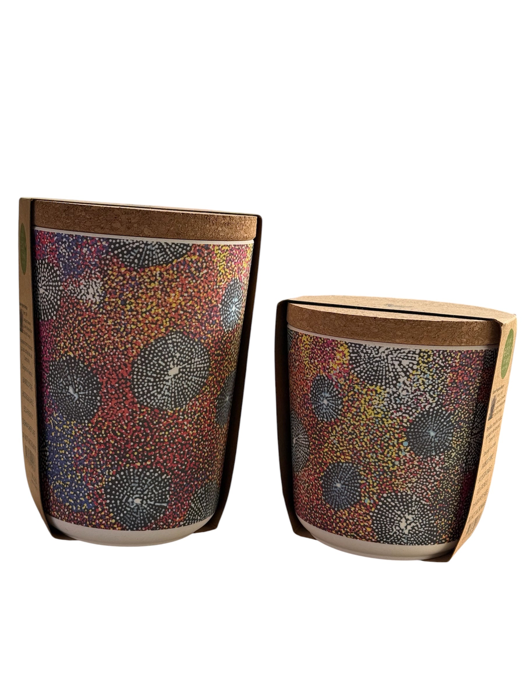 Bamboo Food Canisters - 1 Large 1 Small - Katie Morgan