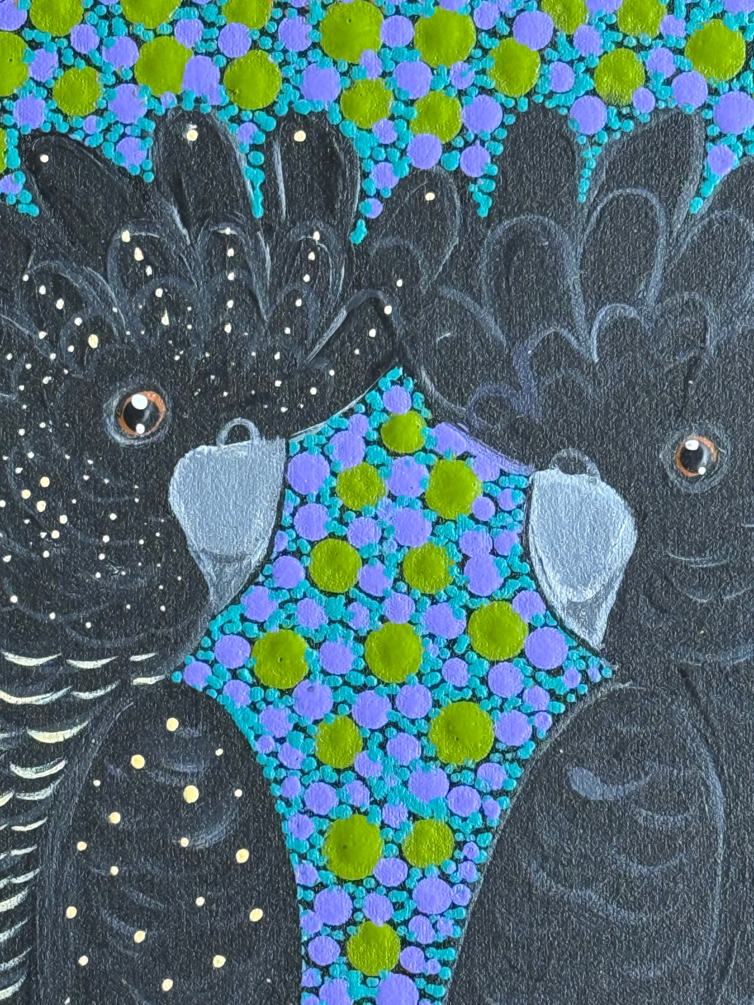Kathleen Buzzacott - Red Tail Black Cockatoos .53-15