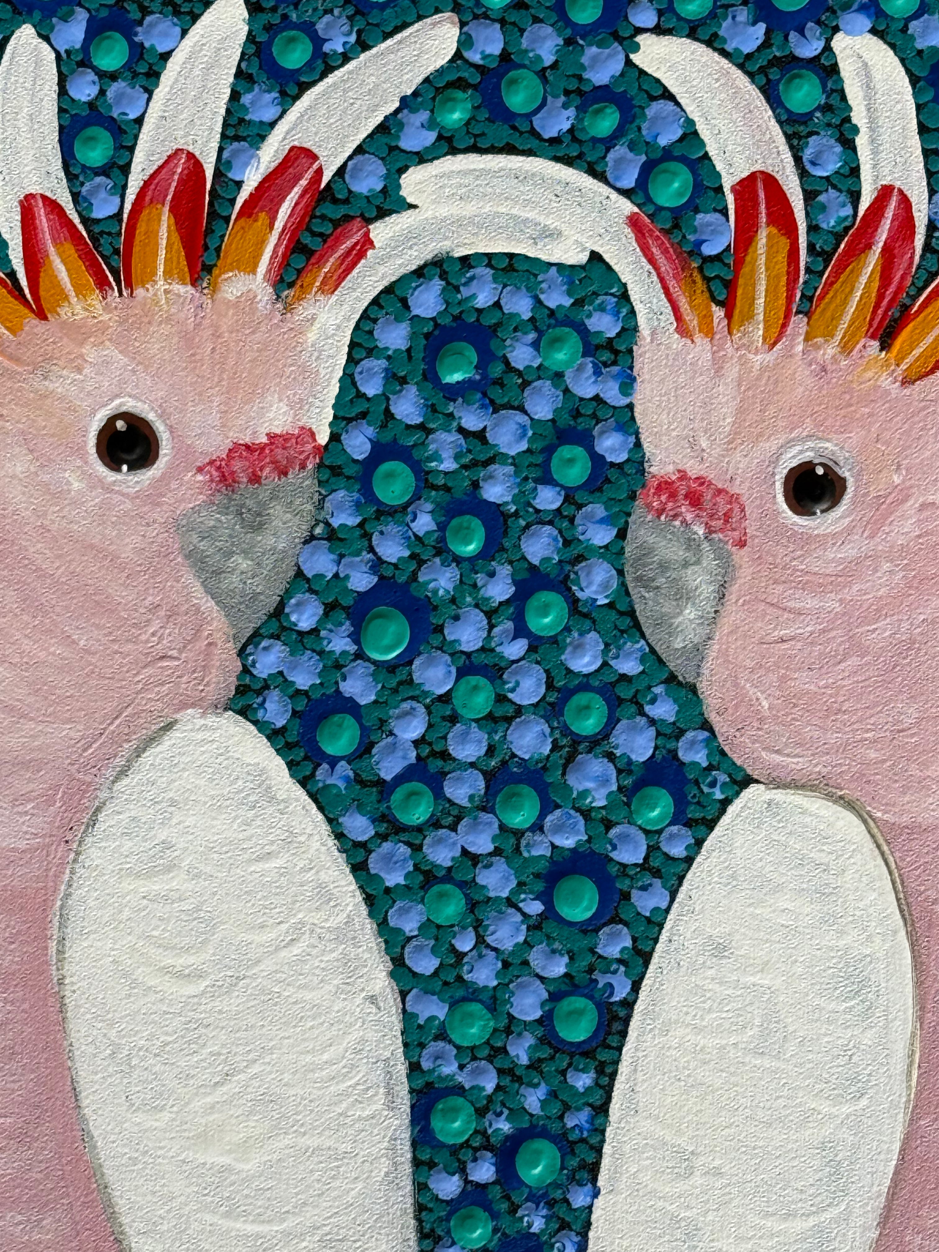 Kathleen Buzzacott - Major Mitchell's Cockatoos .53-18
