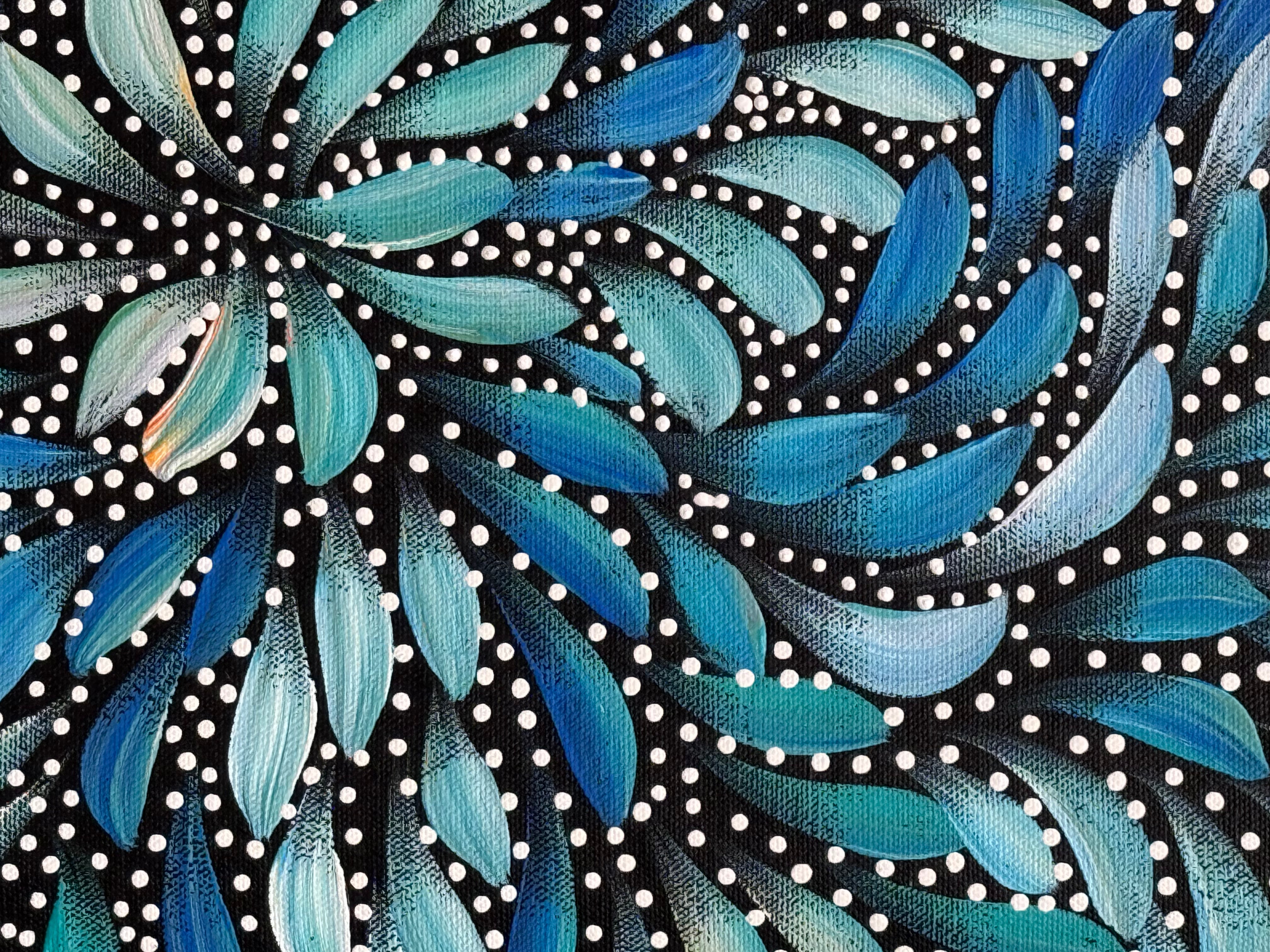 Caroline Numina - Bush Medicine Leaves with Seeds .91-3