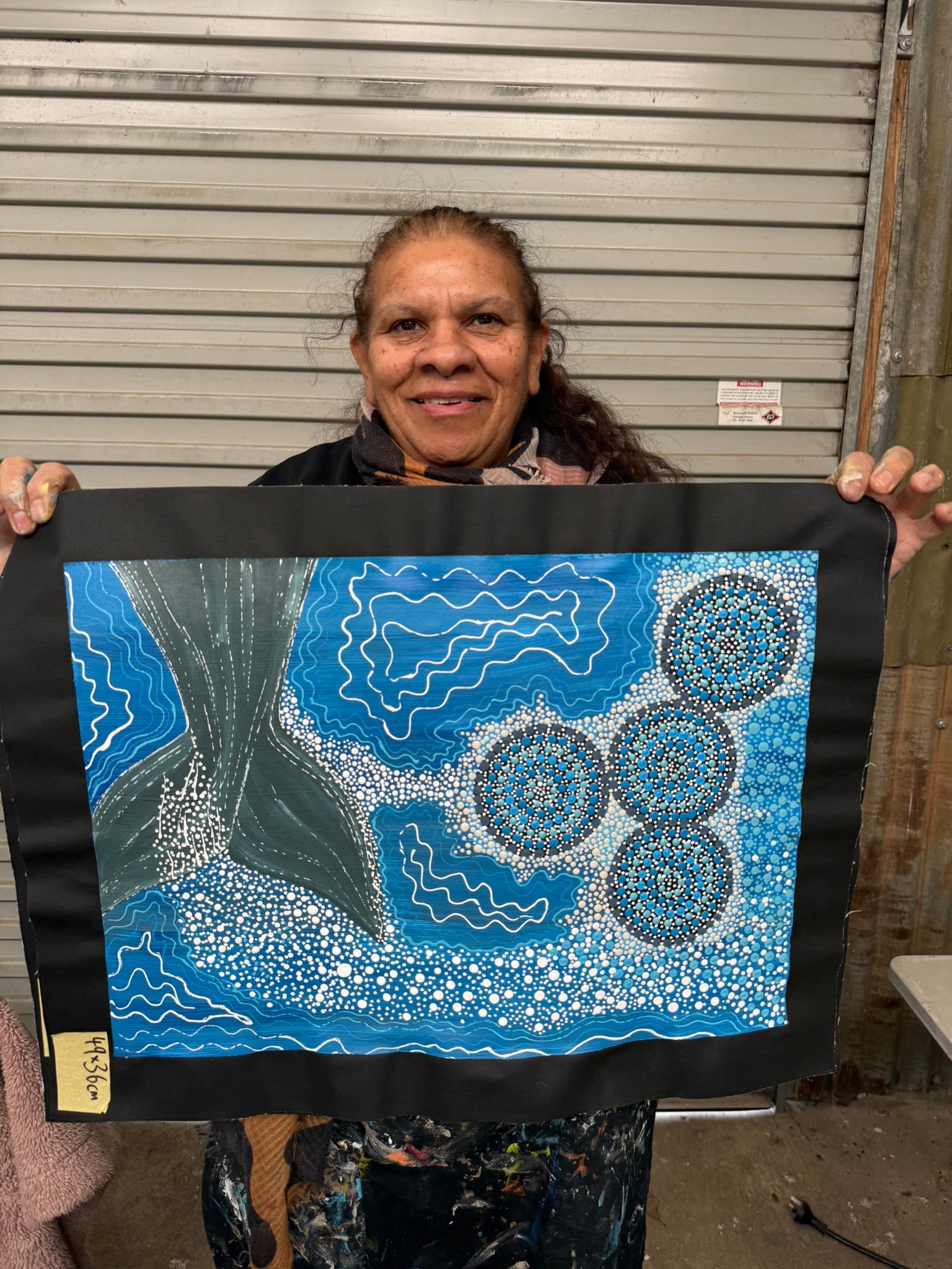 Deidre Burgoyne Rosier - Whale and Water Dreamings .89-28