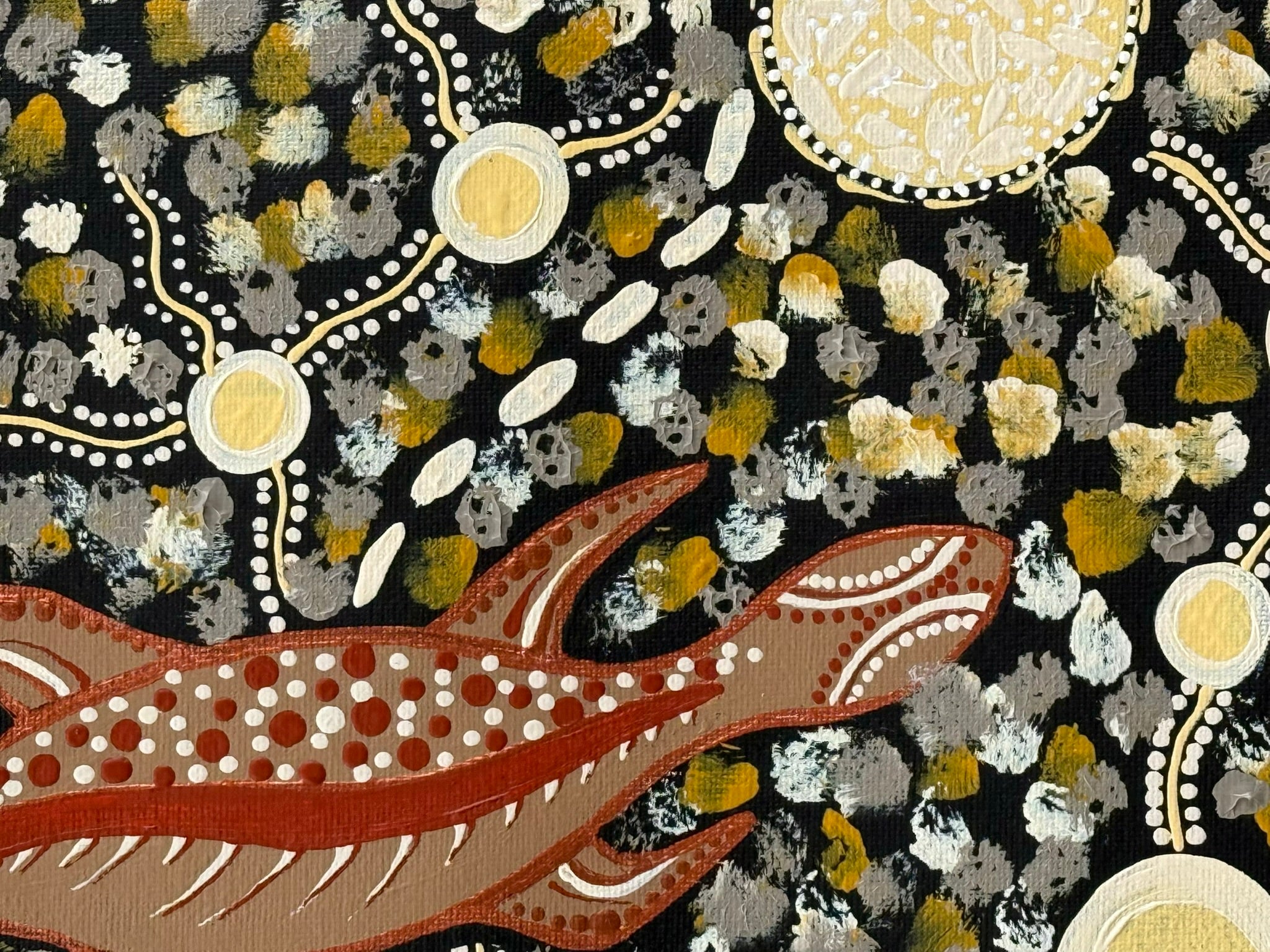 Deidre Burgoyne Rosier - Lizard Dreaming .39-16