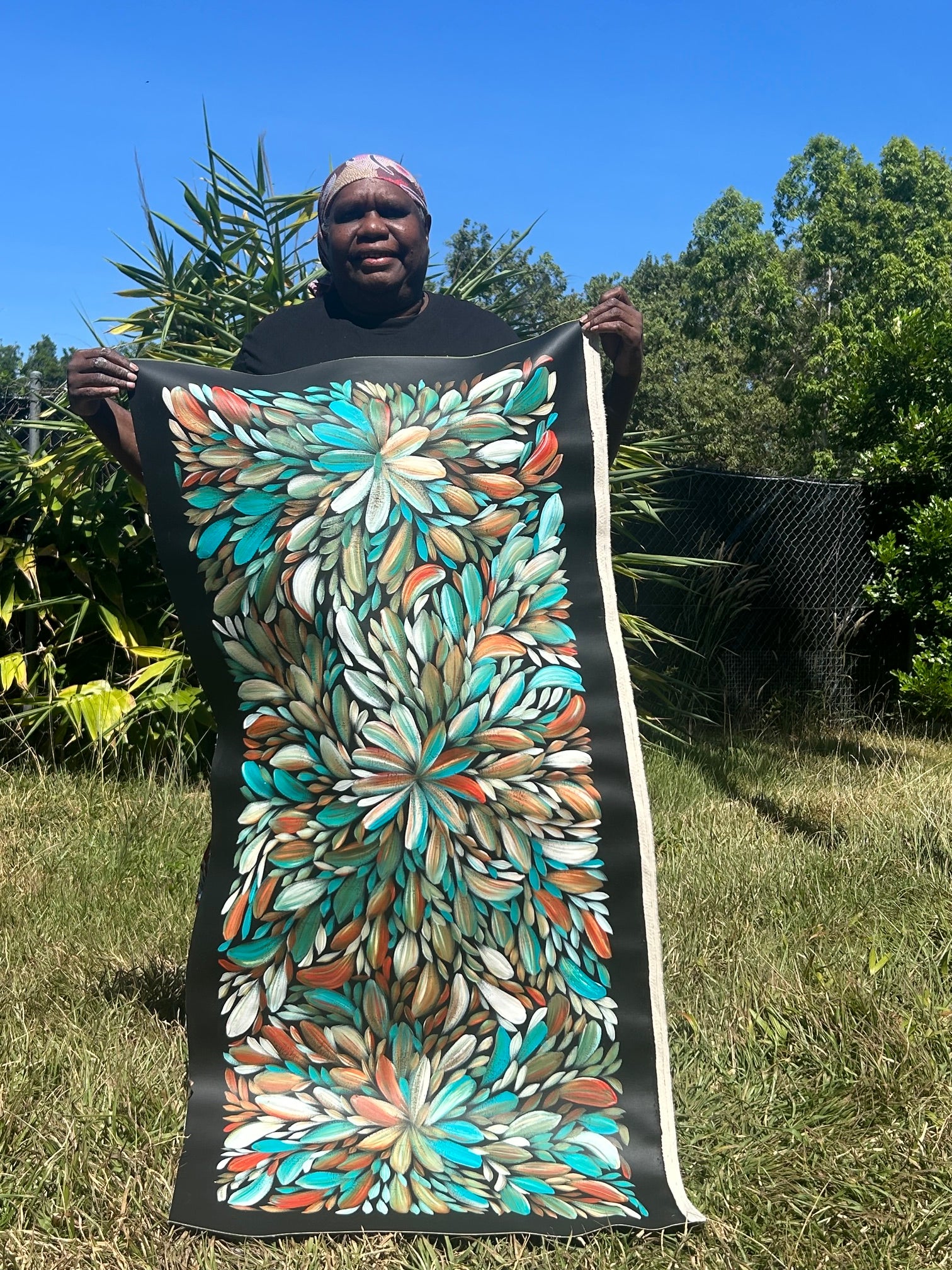 Louise Numina Napananka - Bush Medicine Leaves .16-77