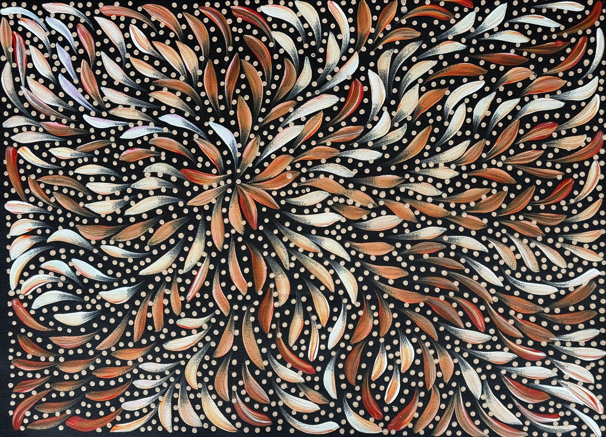 Caroline Numina - Bush Medicine Leaves with Seeds .35-1