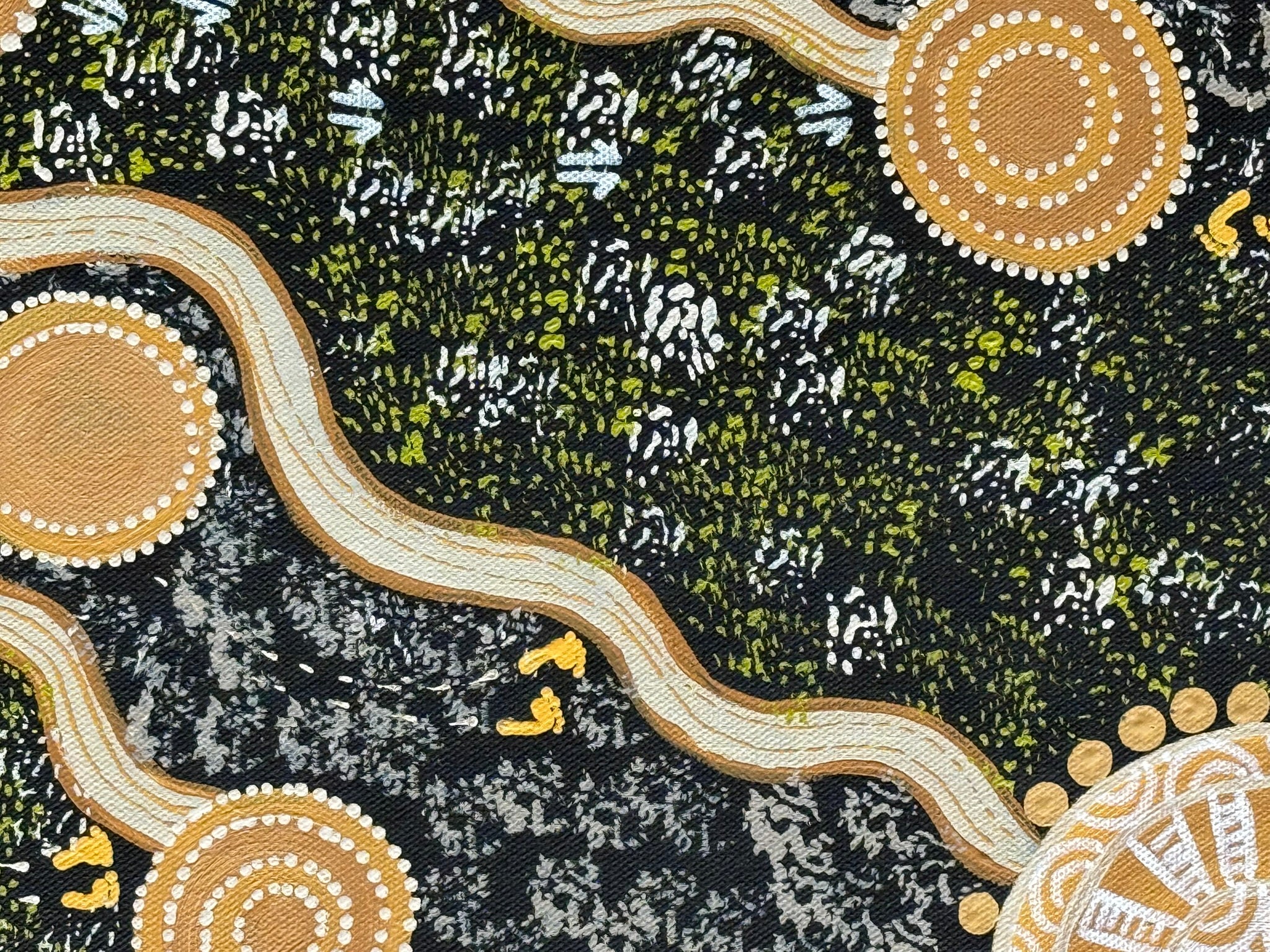 Deidre Burgoyne Rosier - Gathering on Land Travel Tracks .39-3