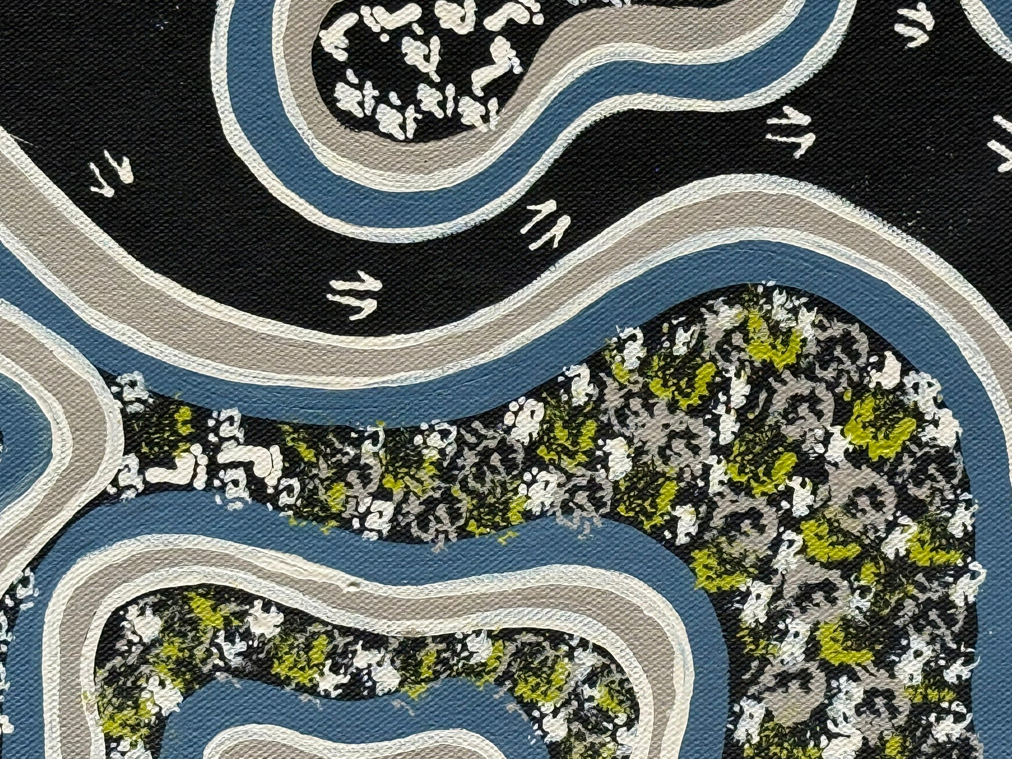 Deidre Burgoyne Rosier - Country Tracks of Man and Kangaroos .39-2