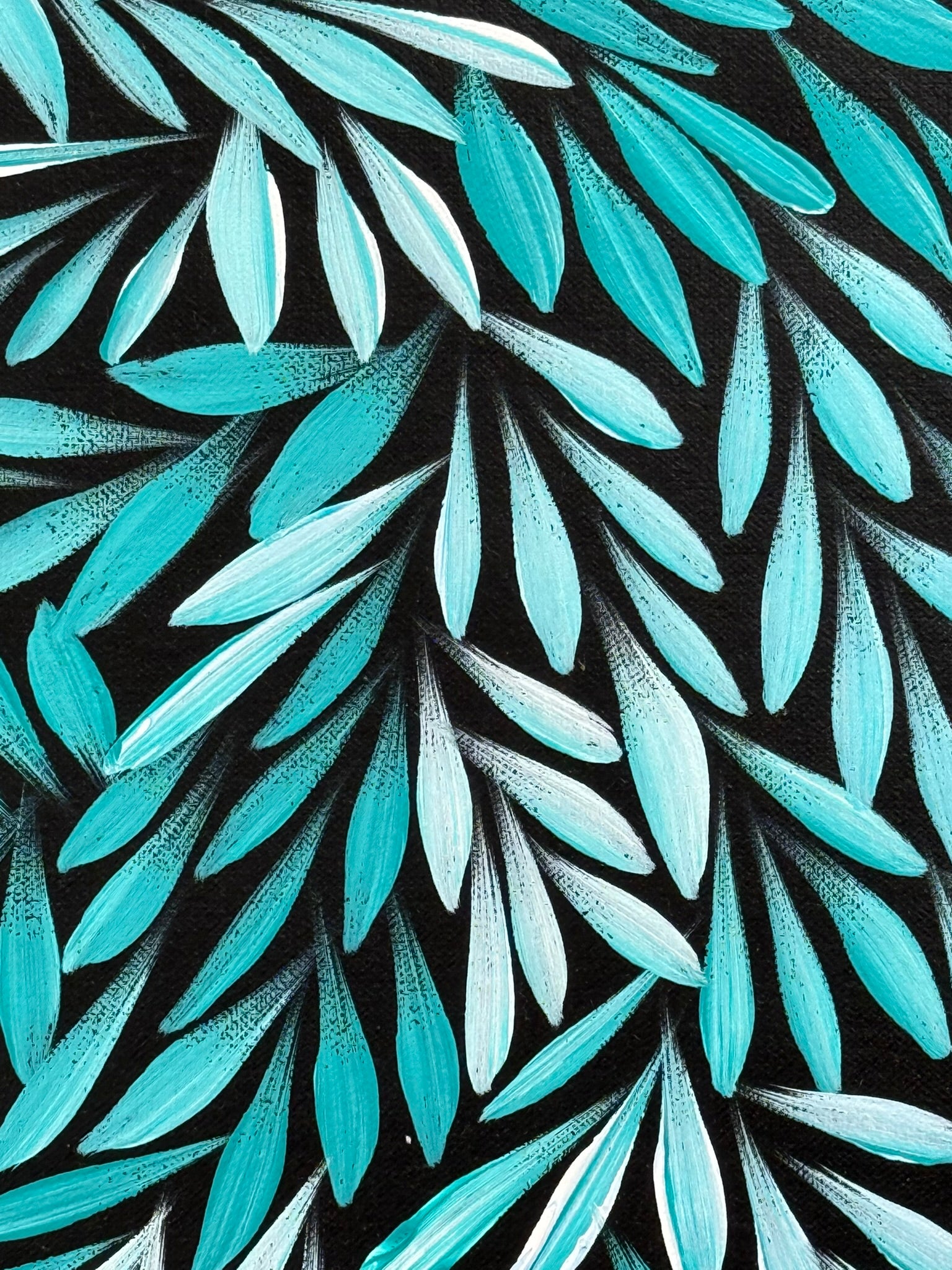 Sharon Numina - Bush Medicine Leaves - 64x64cm .02-17