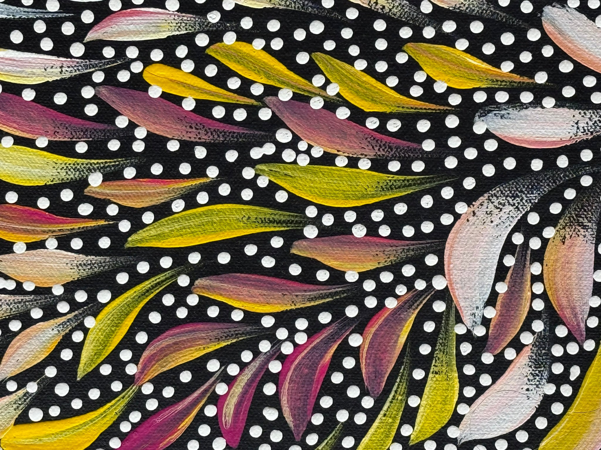 Caroline Numina - Bush Medicine Leaves with Seeds .35-19