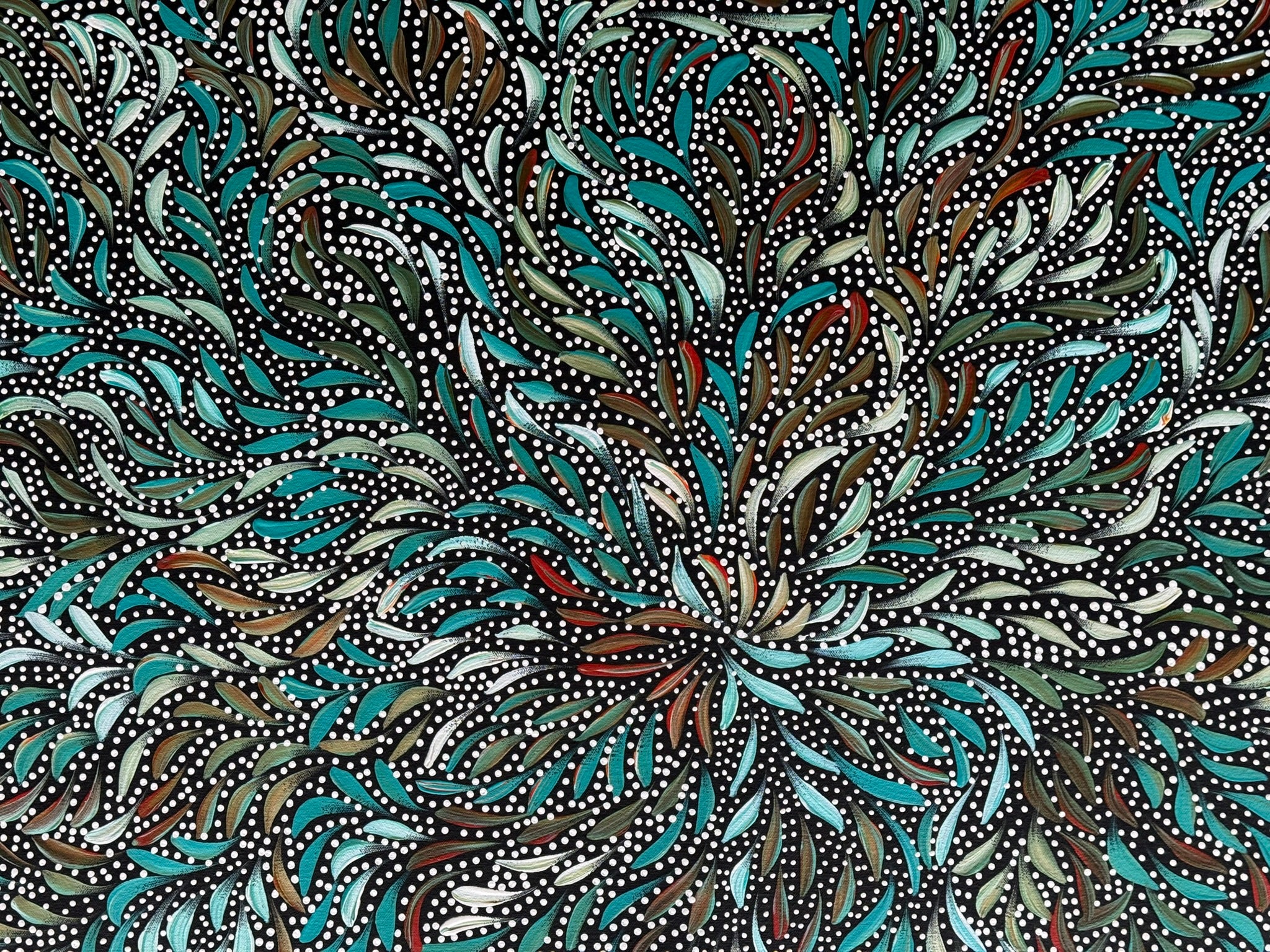 Caroline Numina - Seeded Bush Medicine Leaves .35-18
