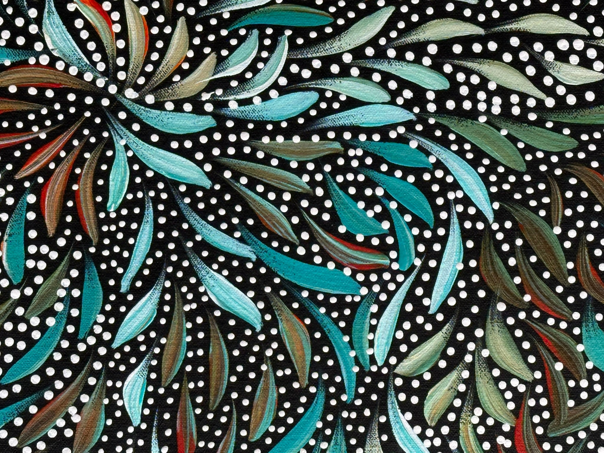 Caroline Numina - Seeded Bush Medicine Leaves .35-18