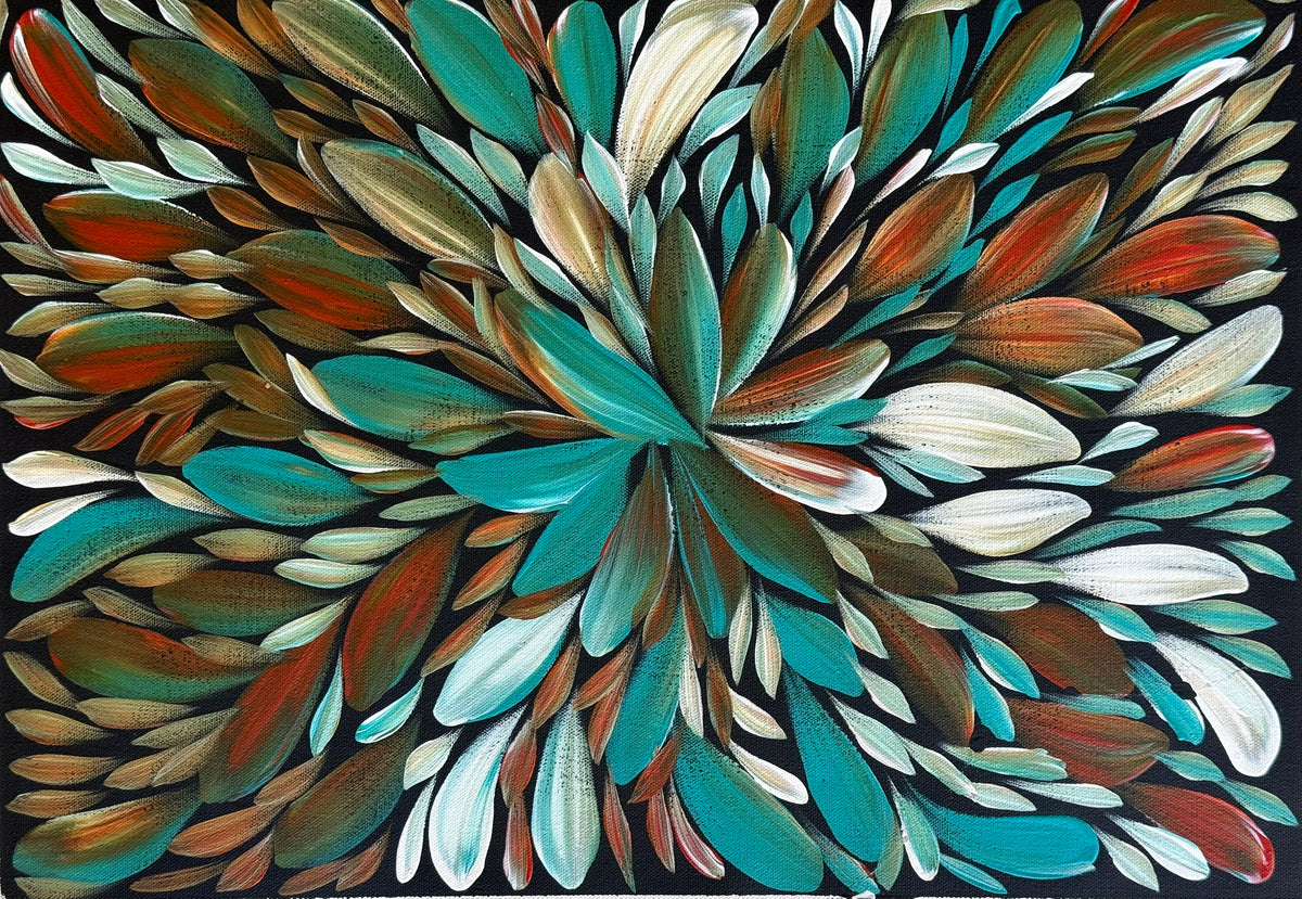 Louise Numina Napananka - Bush Medicine Leaves .86-9