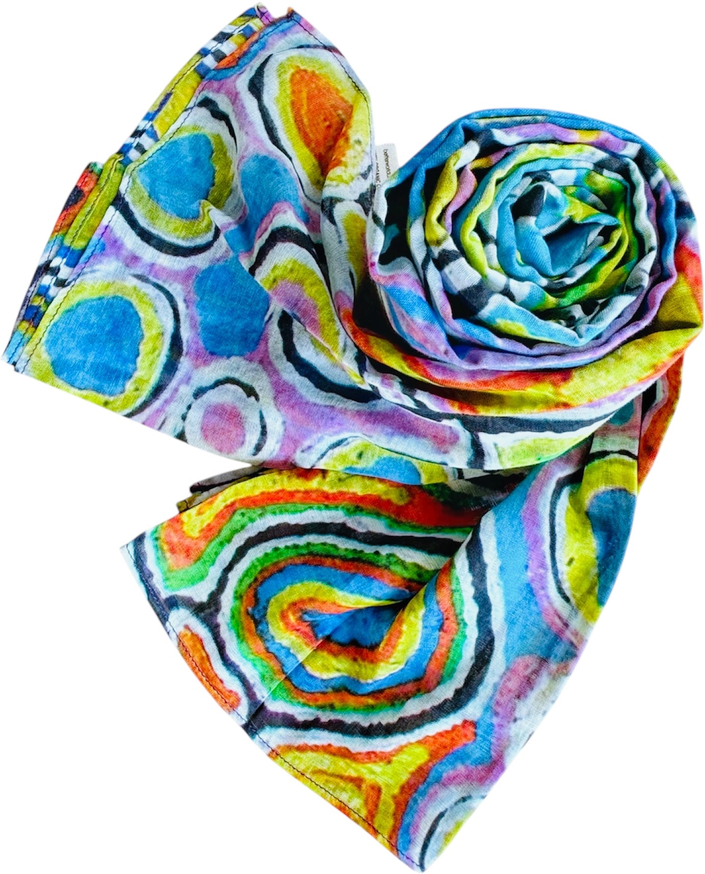 Organic Cotton Summer Scarf - Judy Napangardi Watson