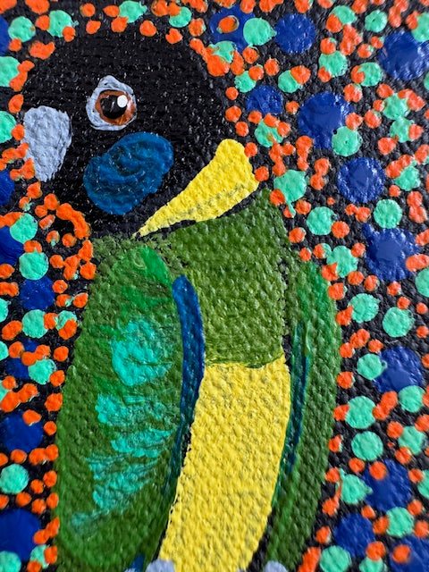 Kathleen Buzzacott - Ringneck Parrots - Small, Framed .300