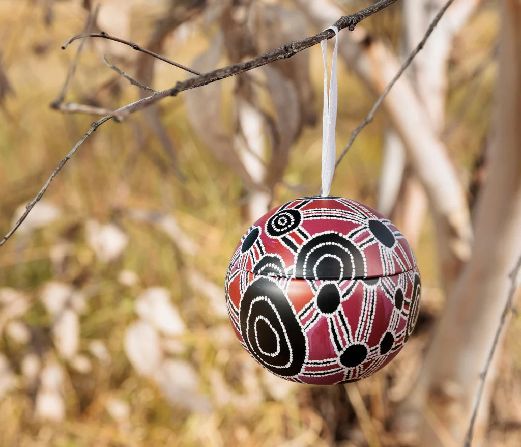Large Tin Baubles - Bess Napanangka Poulson