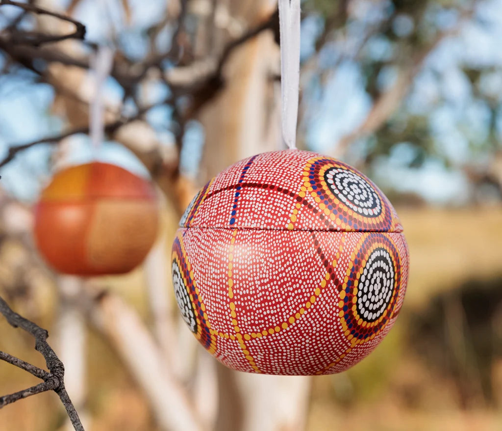 Large Tin Baubles - Debbie Napaljarri Brown