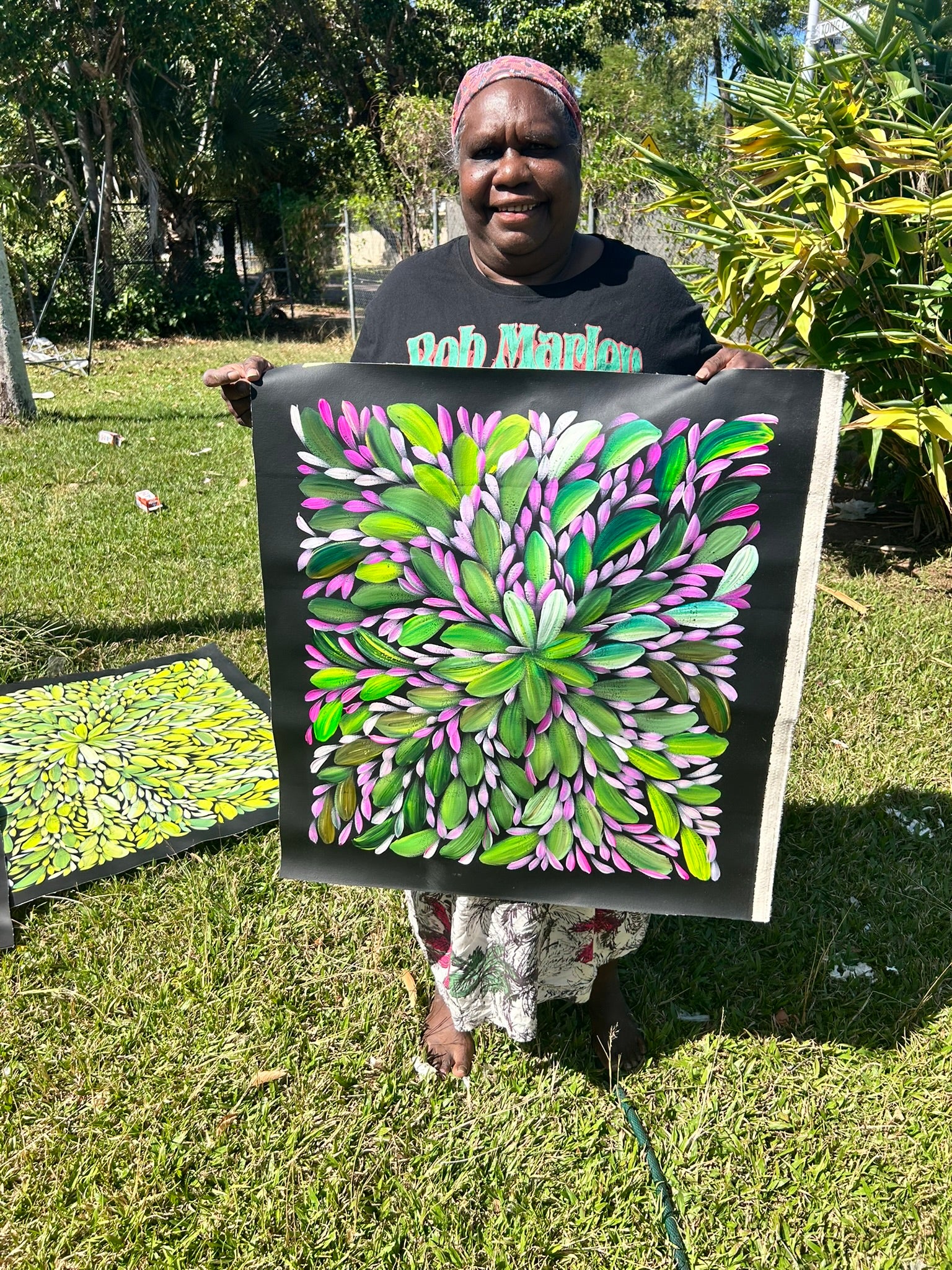 Louise Numina Napananka - Bush Medicine Leaves  .49-11