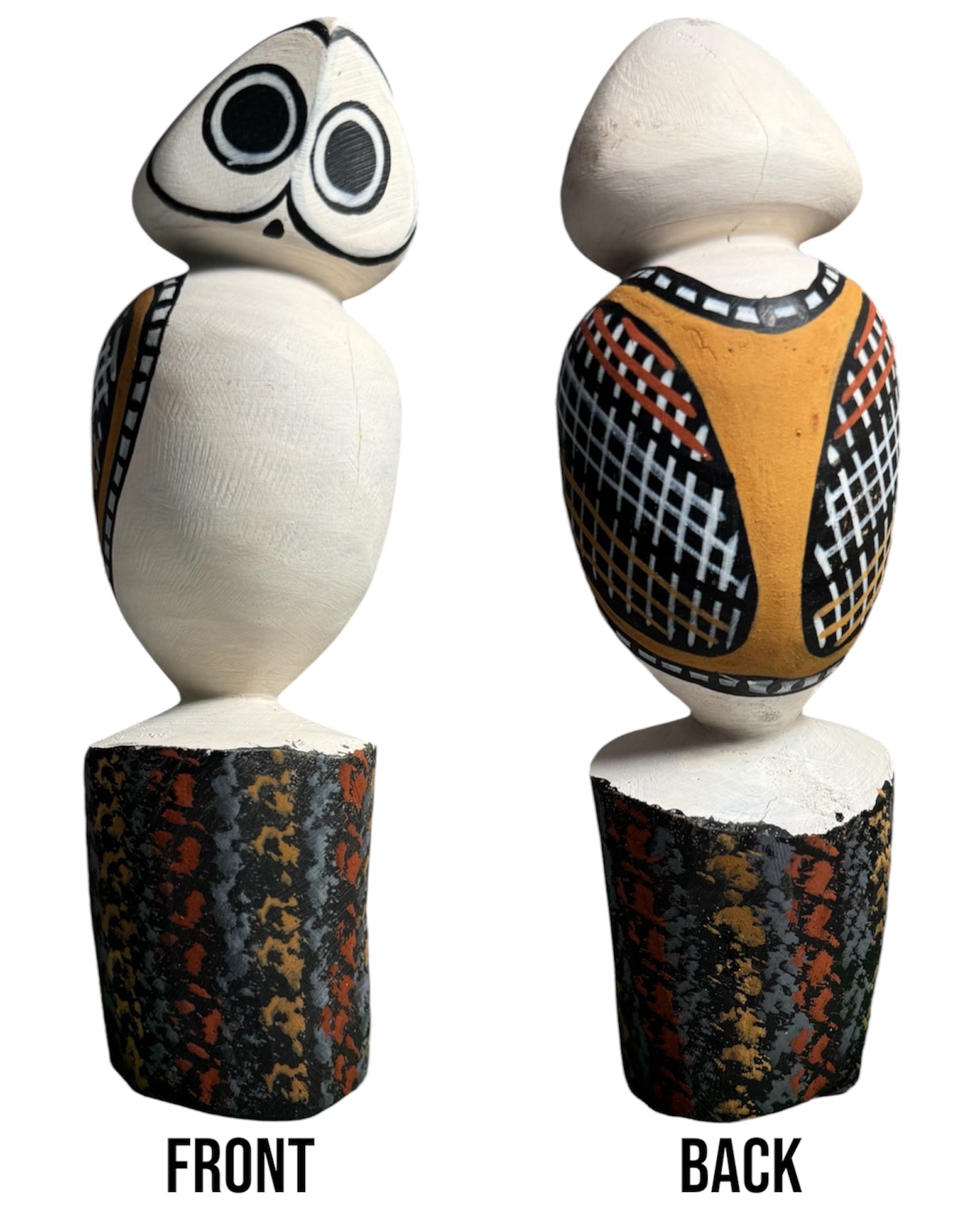 Owl Carving (White|M) - Mario Munkara .060