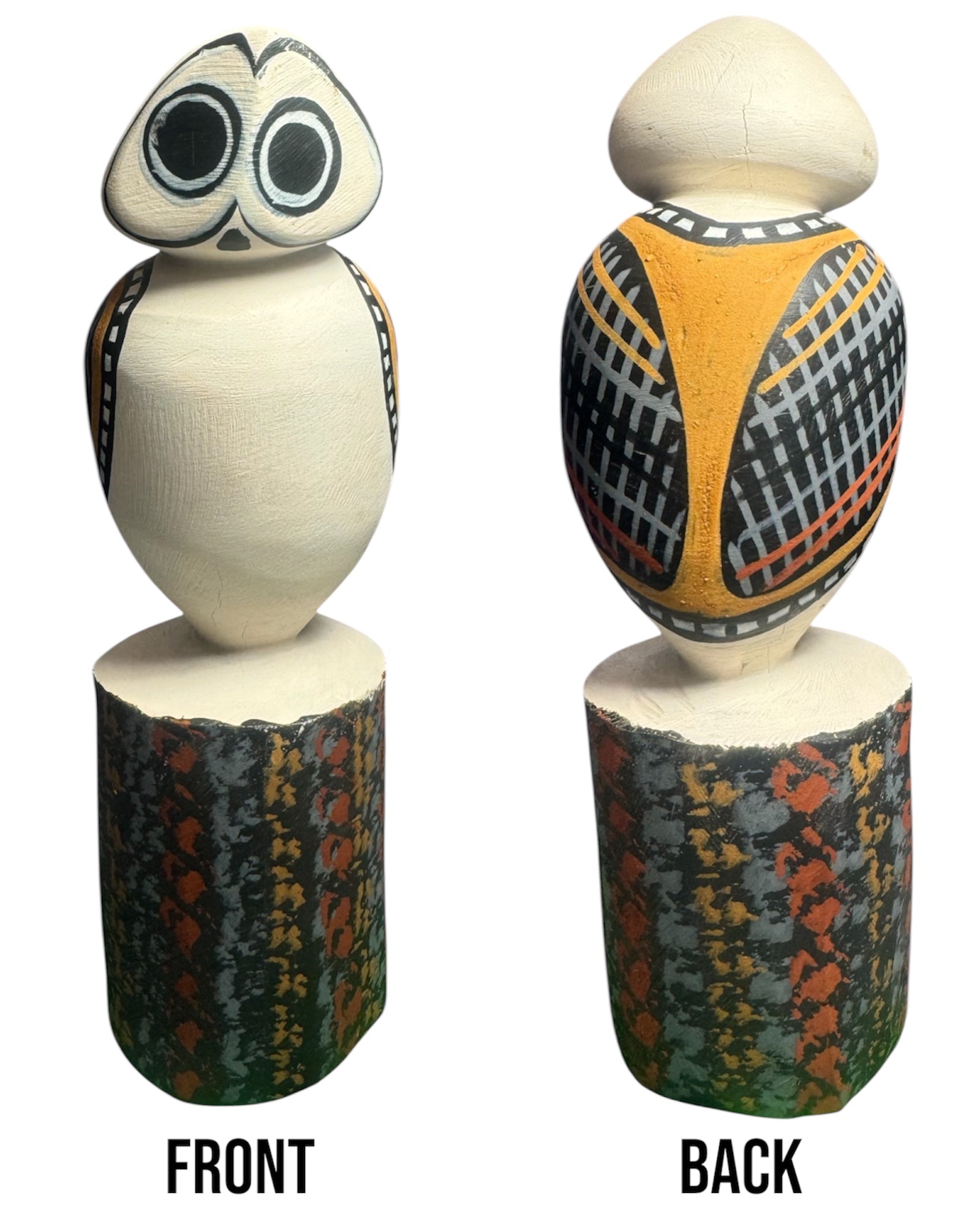 Owl Carving (White|M) - Mario Munkara .080