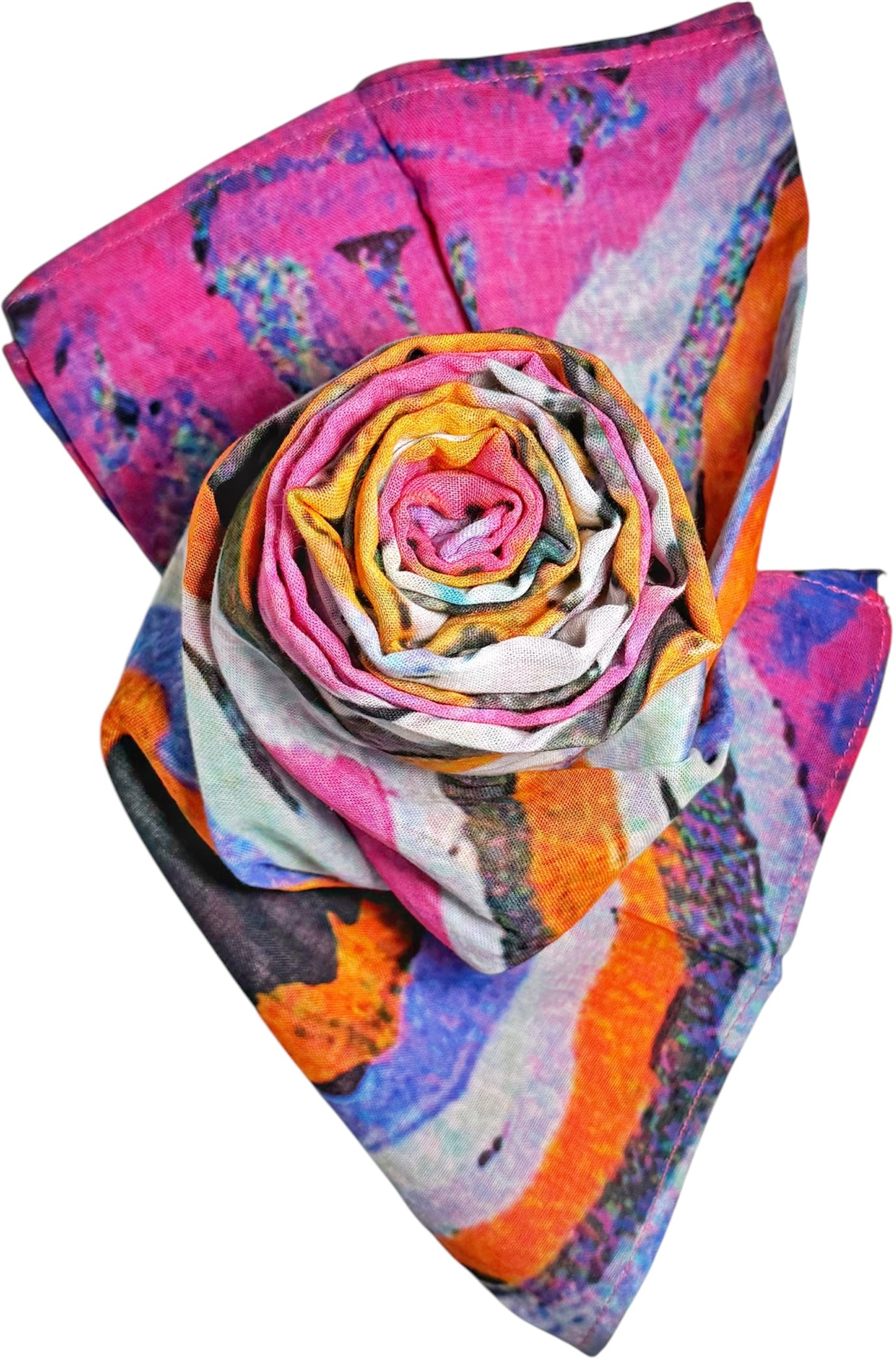 Organic Cotton Summer Scarf - Murdie Nampijinpa Morris - Pink