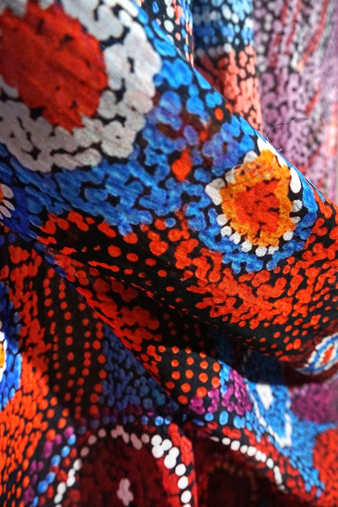 Organic Cotton Summer Scarf - Andrea Mimpitja Adamson